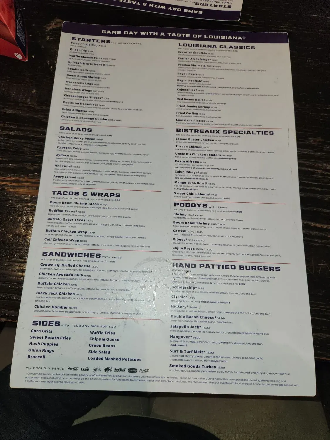 Menu 4