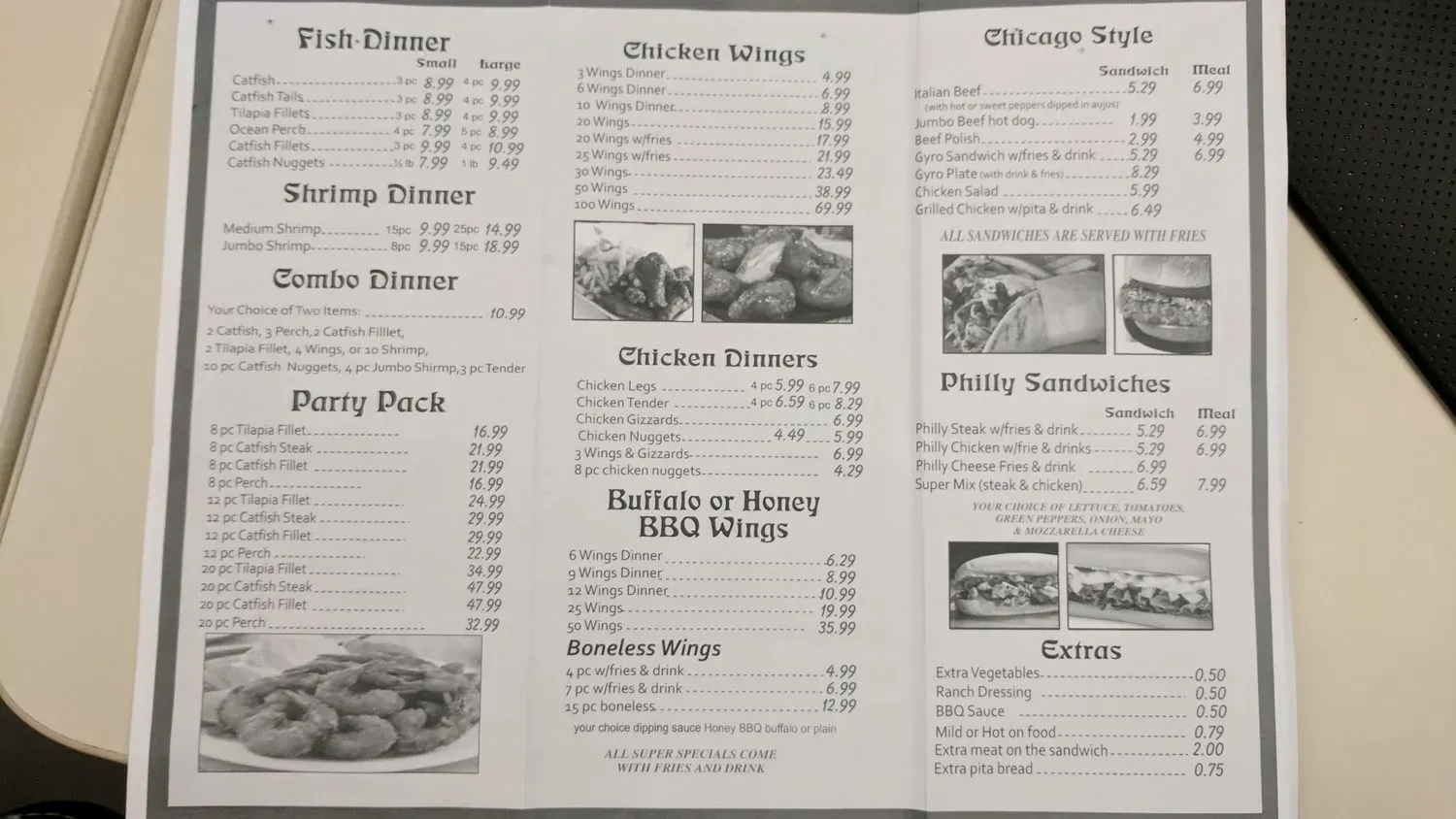 Menu 5