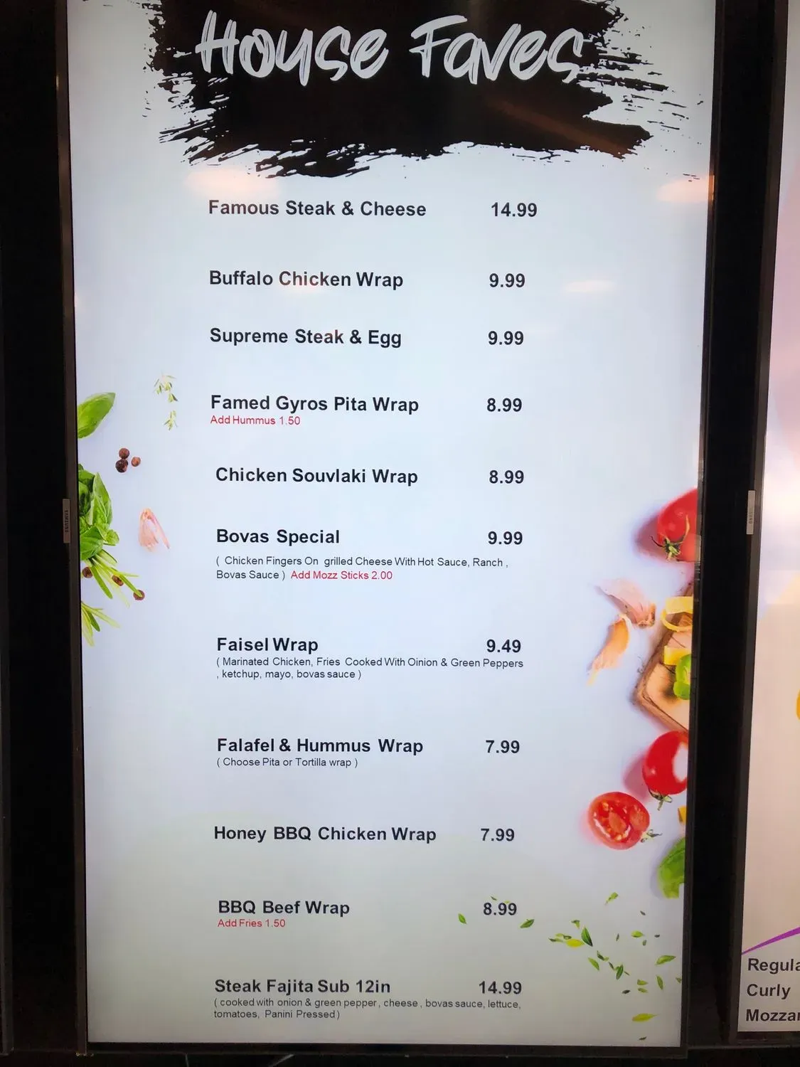 Menu 5