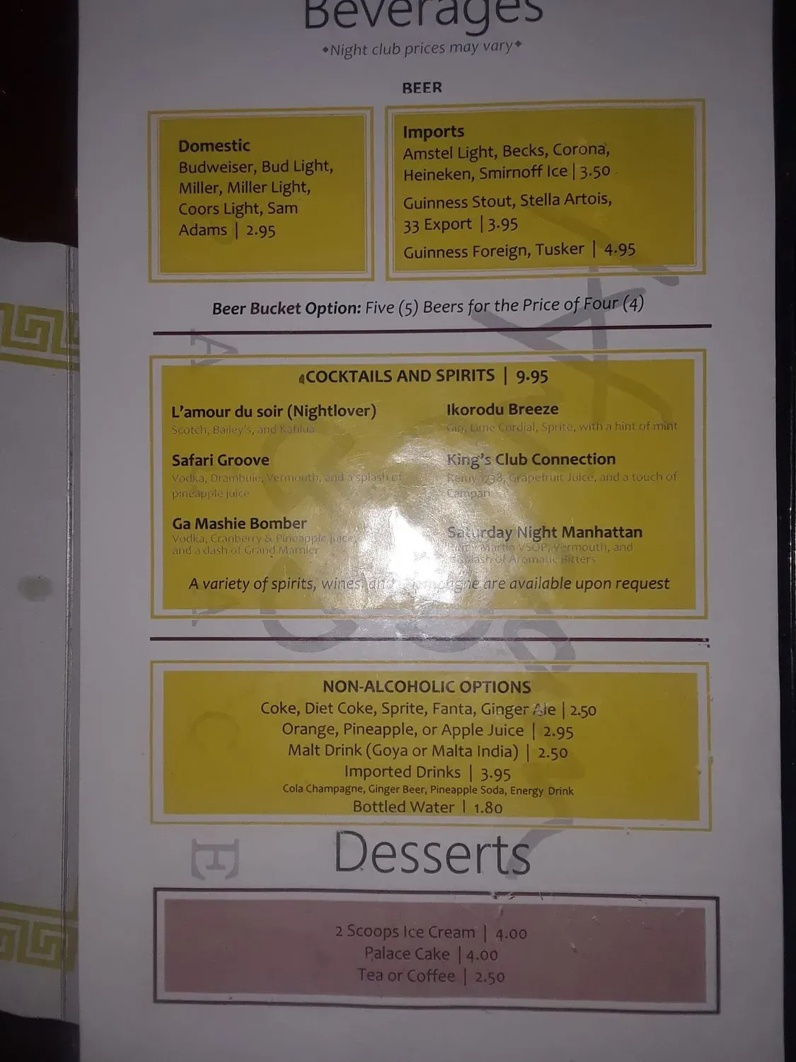 Menu 4