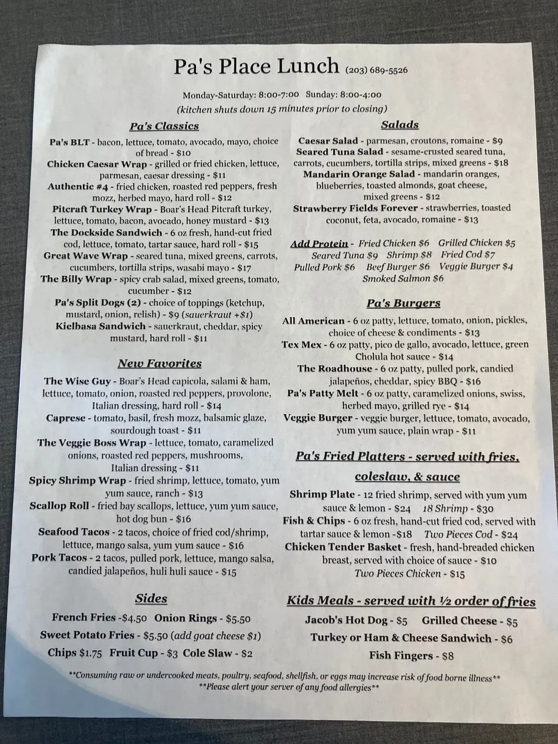 Menu 2