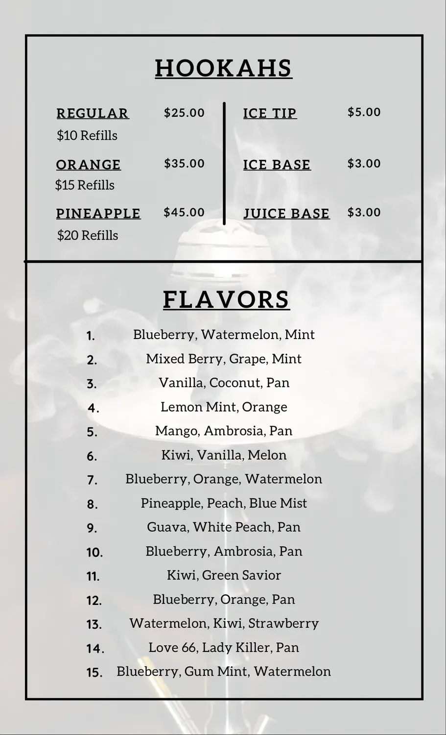 Menu 3