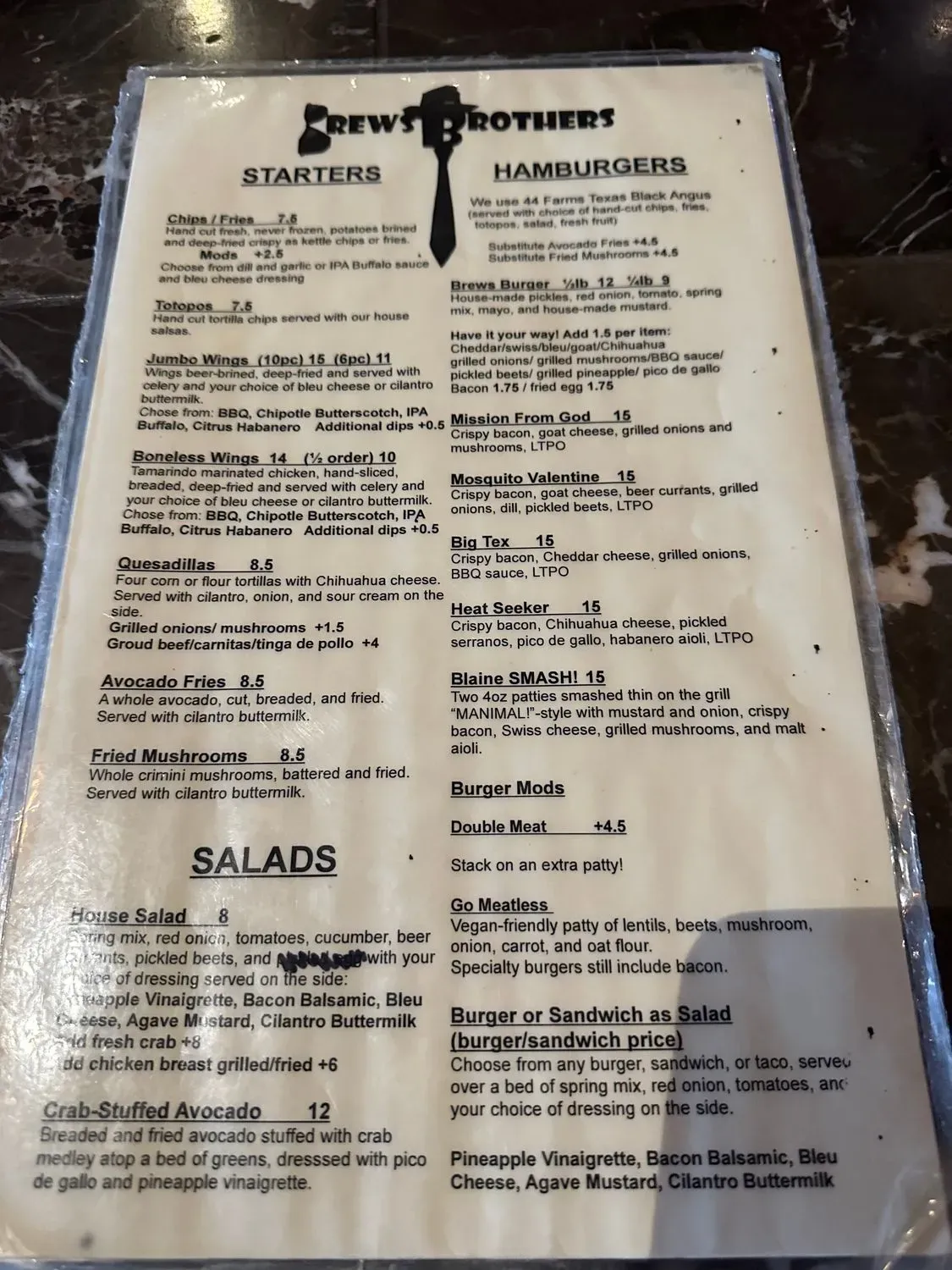 Menu 6