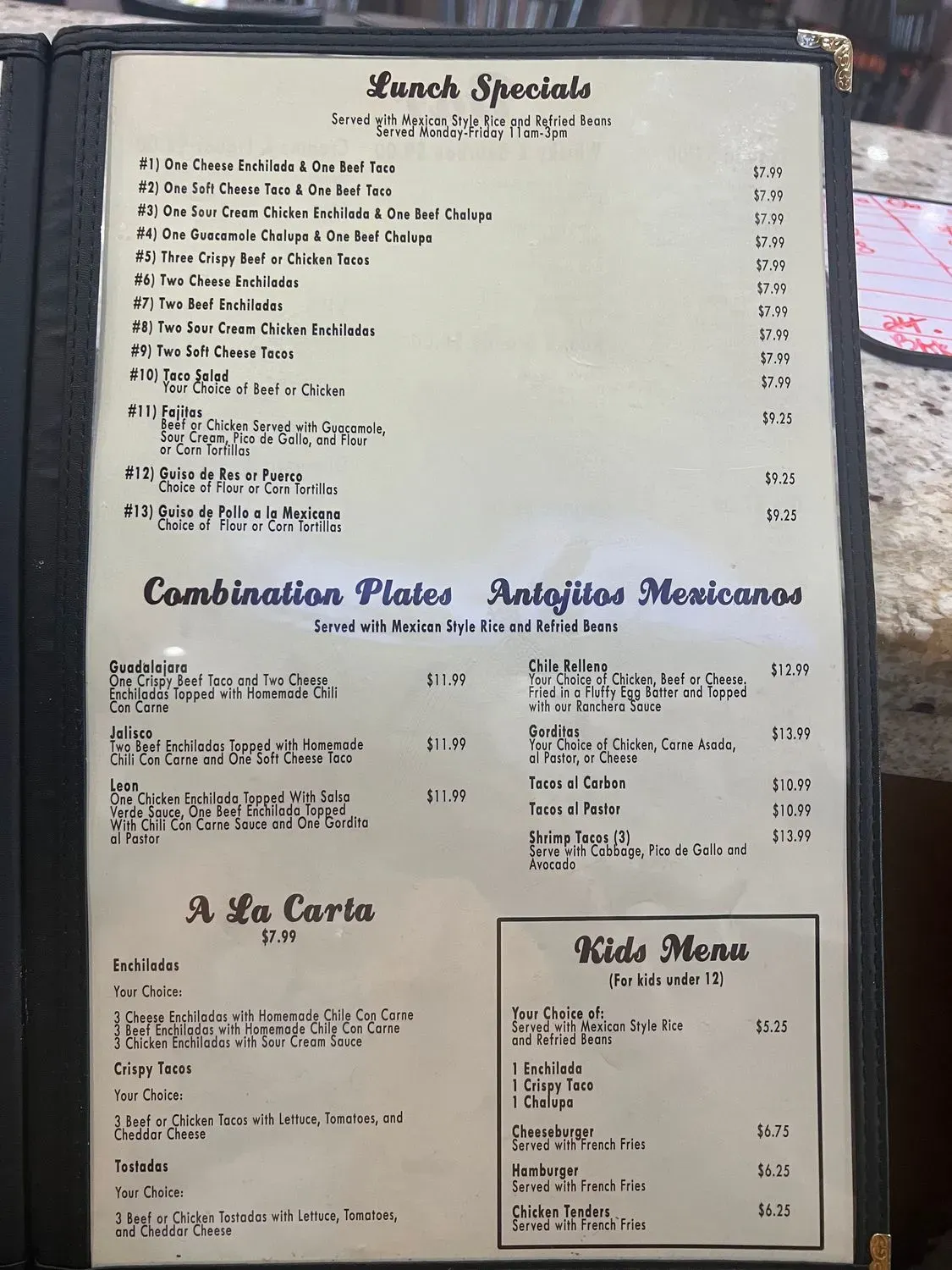 Menu 3