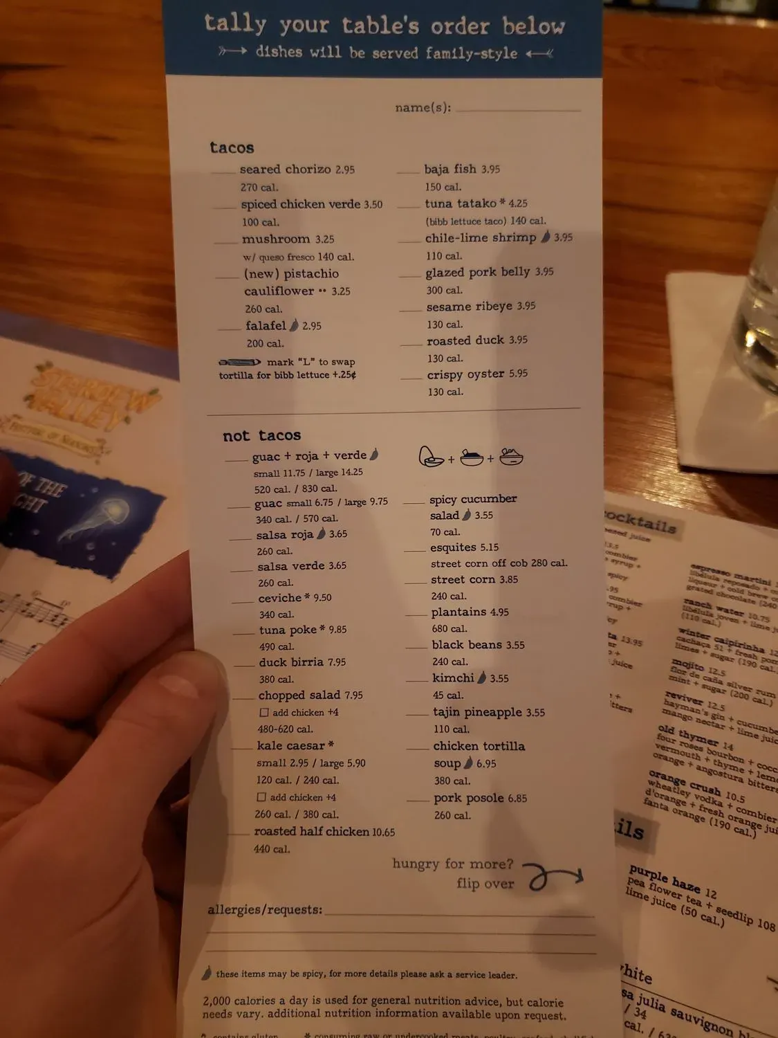 Menu 4