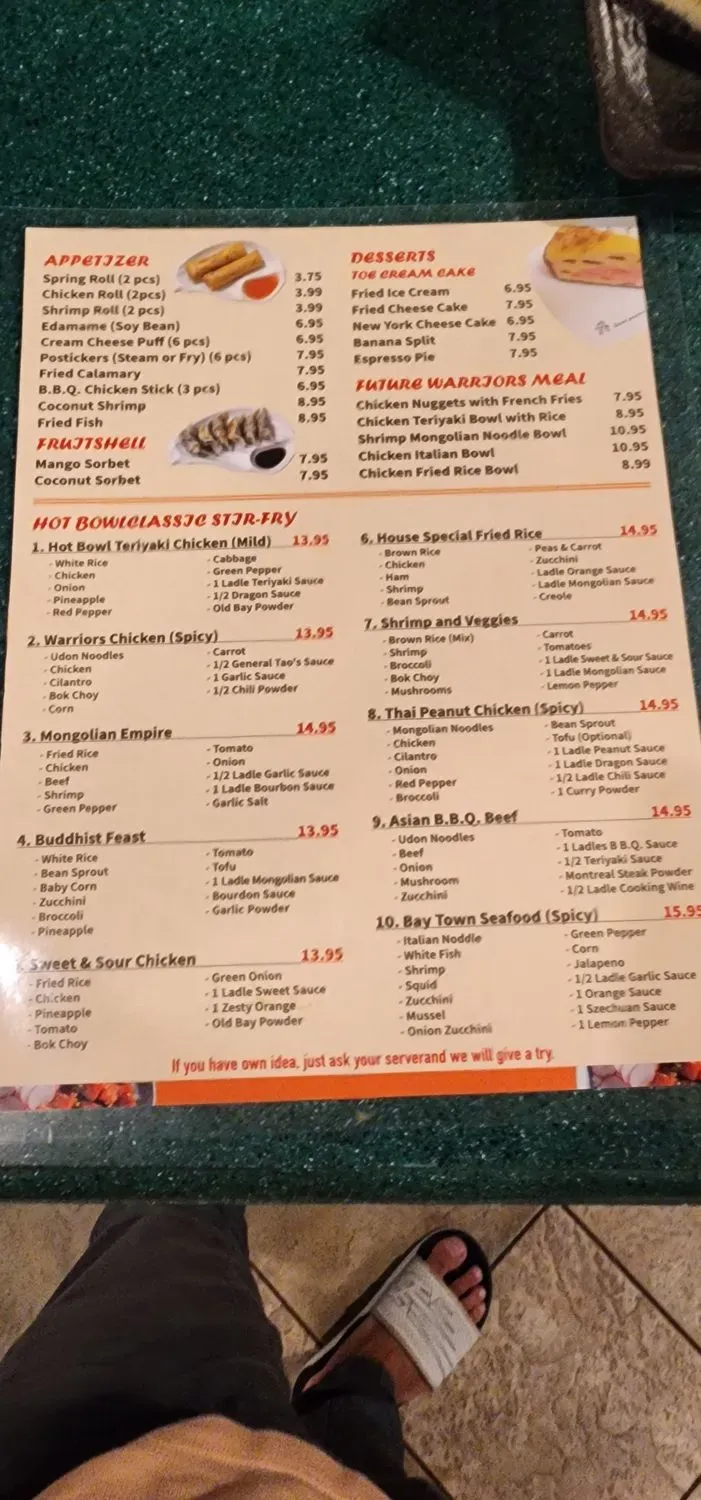 Menu 2