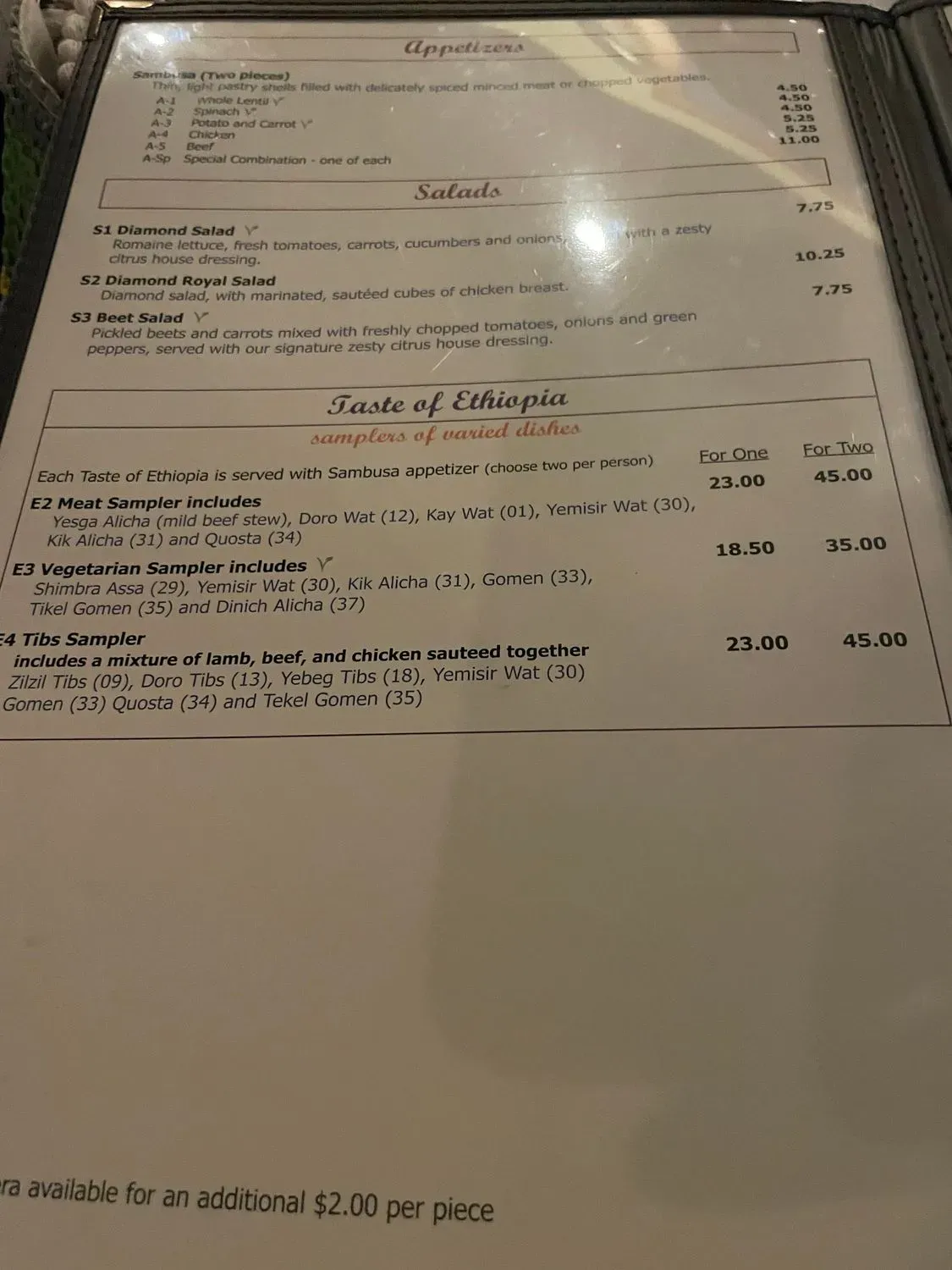 Menu 2