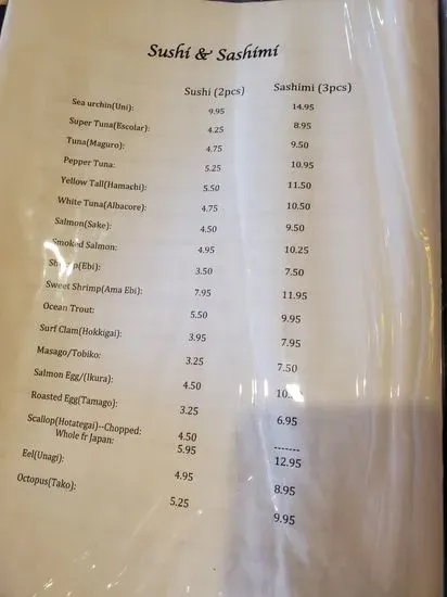 Menu 5