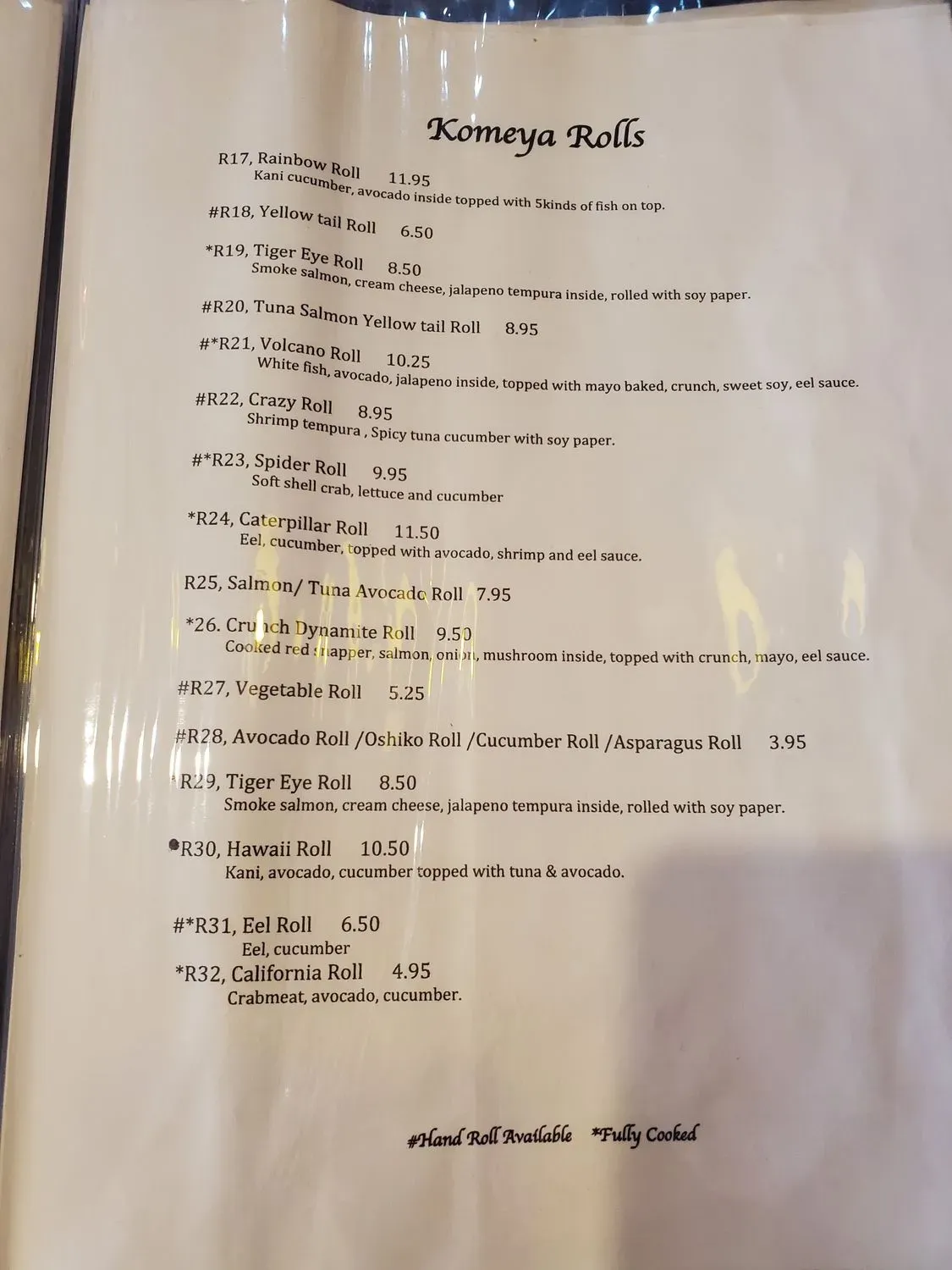 Menu 2