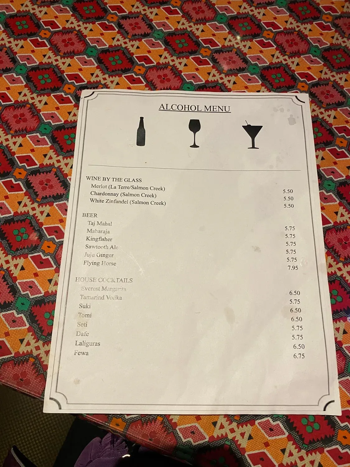 Menu 2