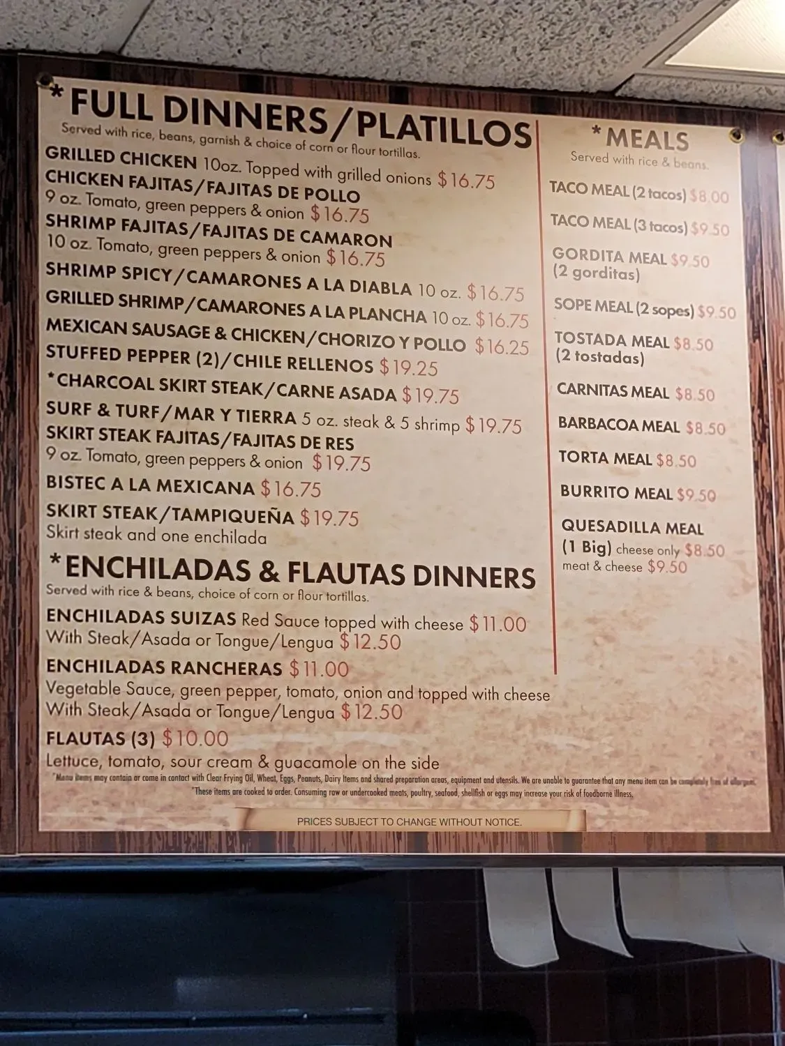 Menu 2