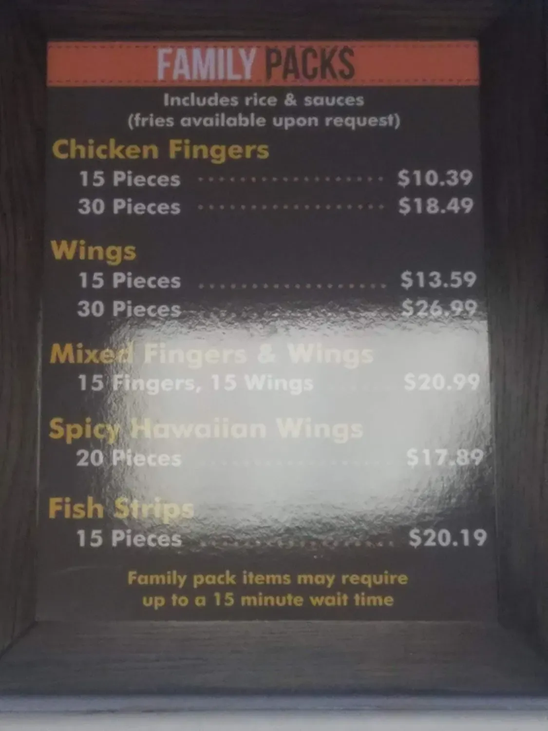 Menu 5