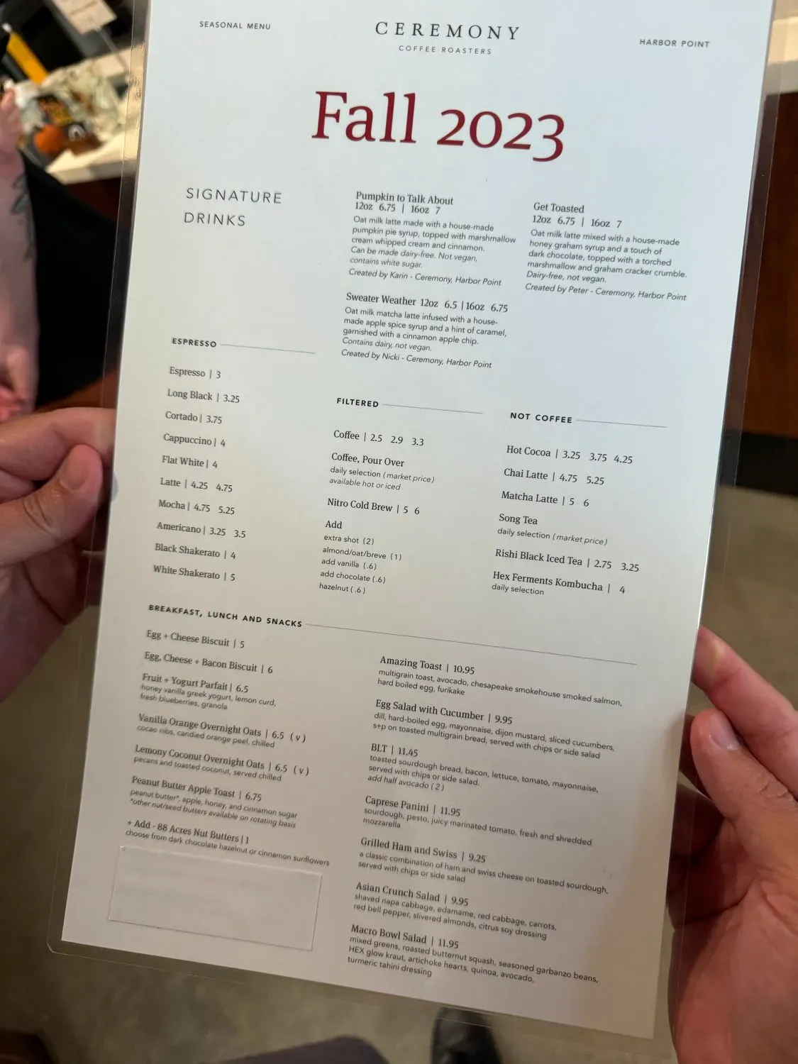 Menu 5