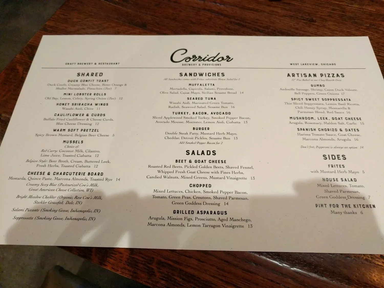 Menu 3