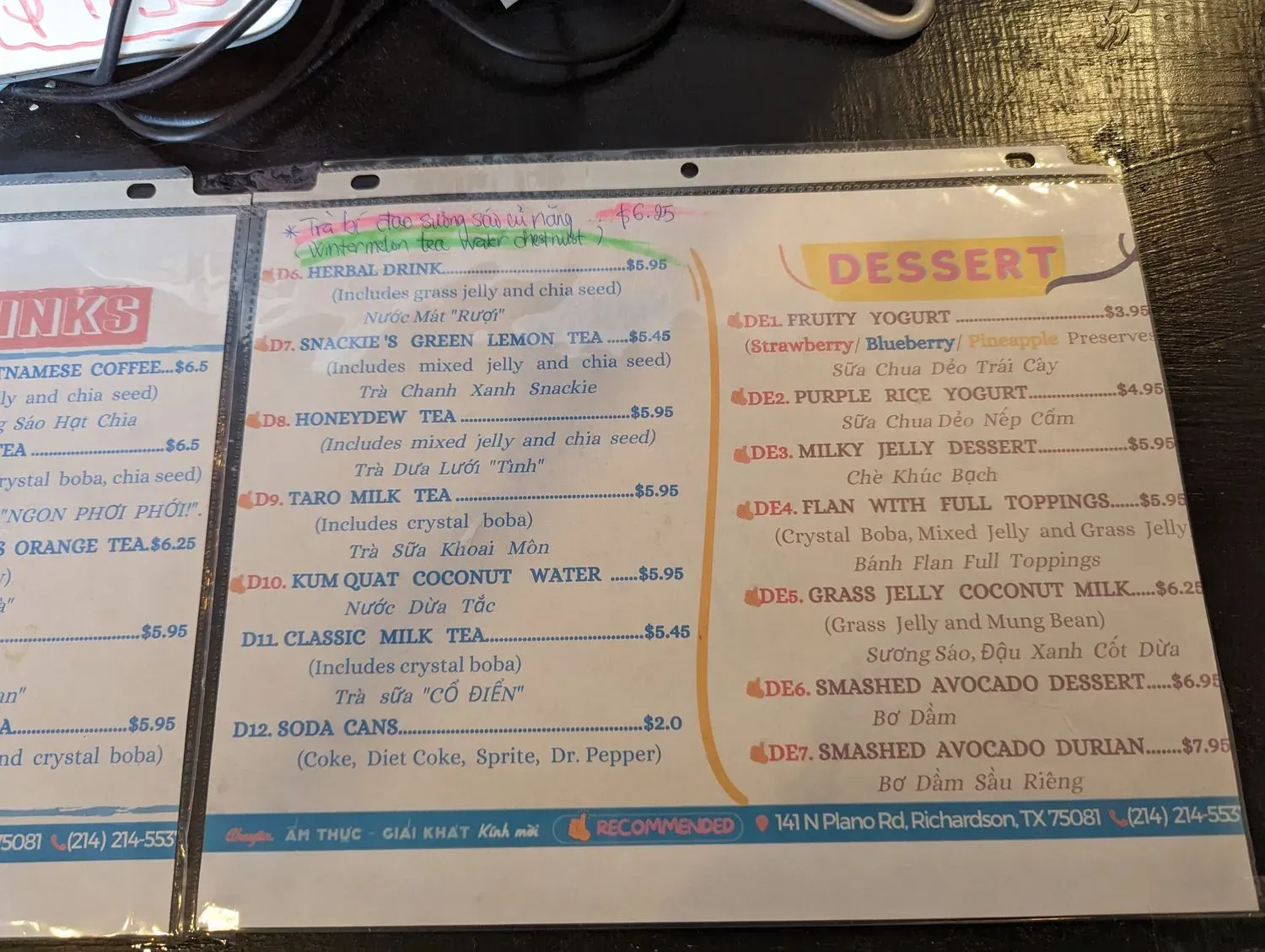 Menu 4