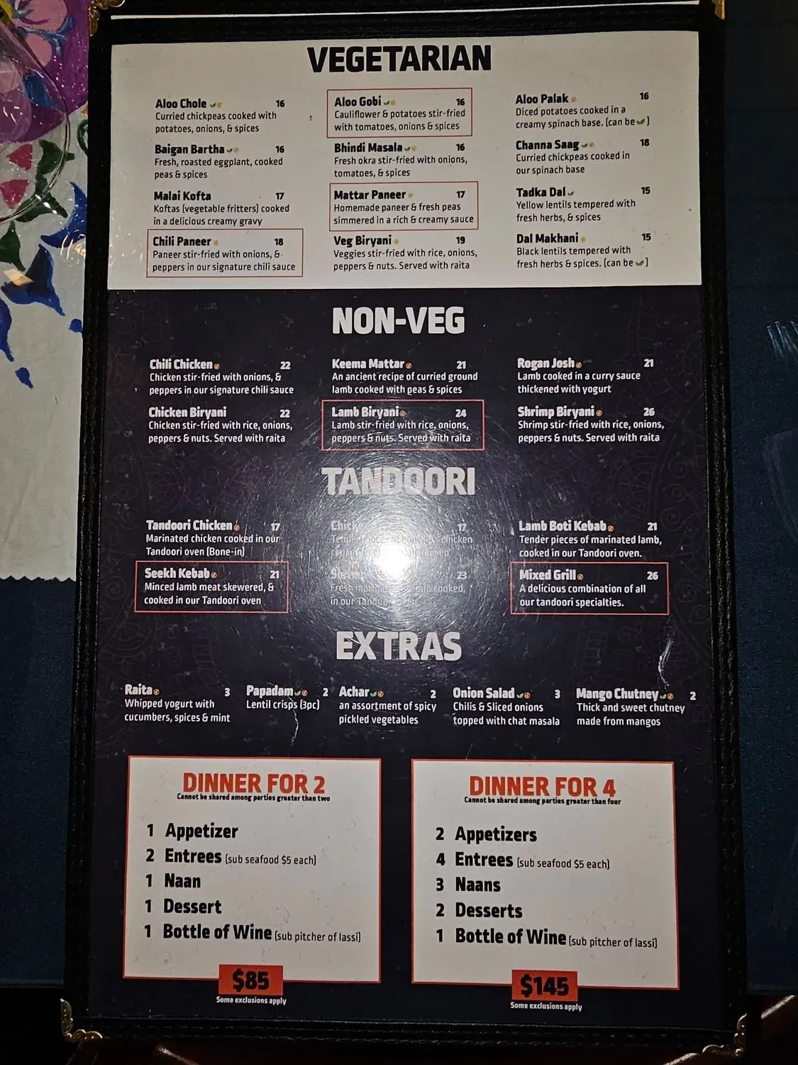 Menu 4