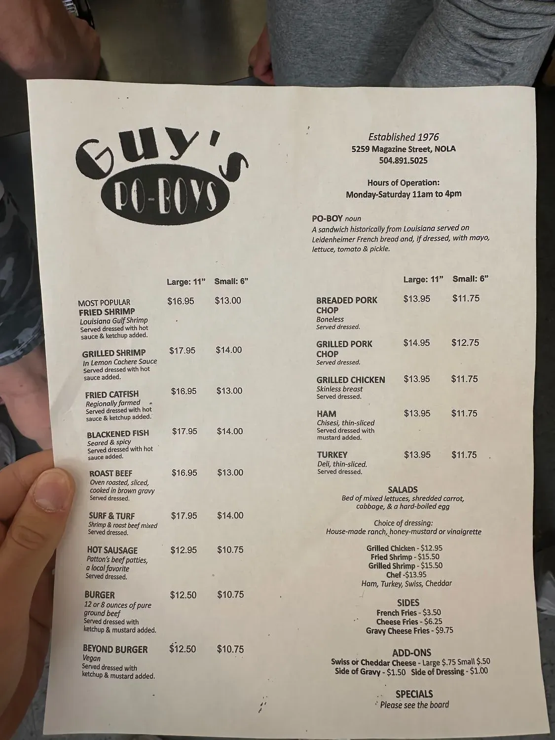 Menu 2