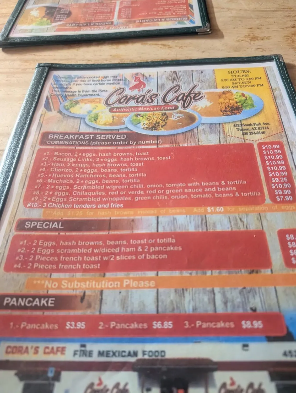 Menu 5