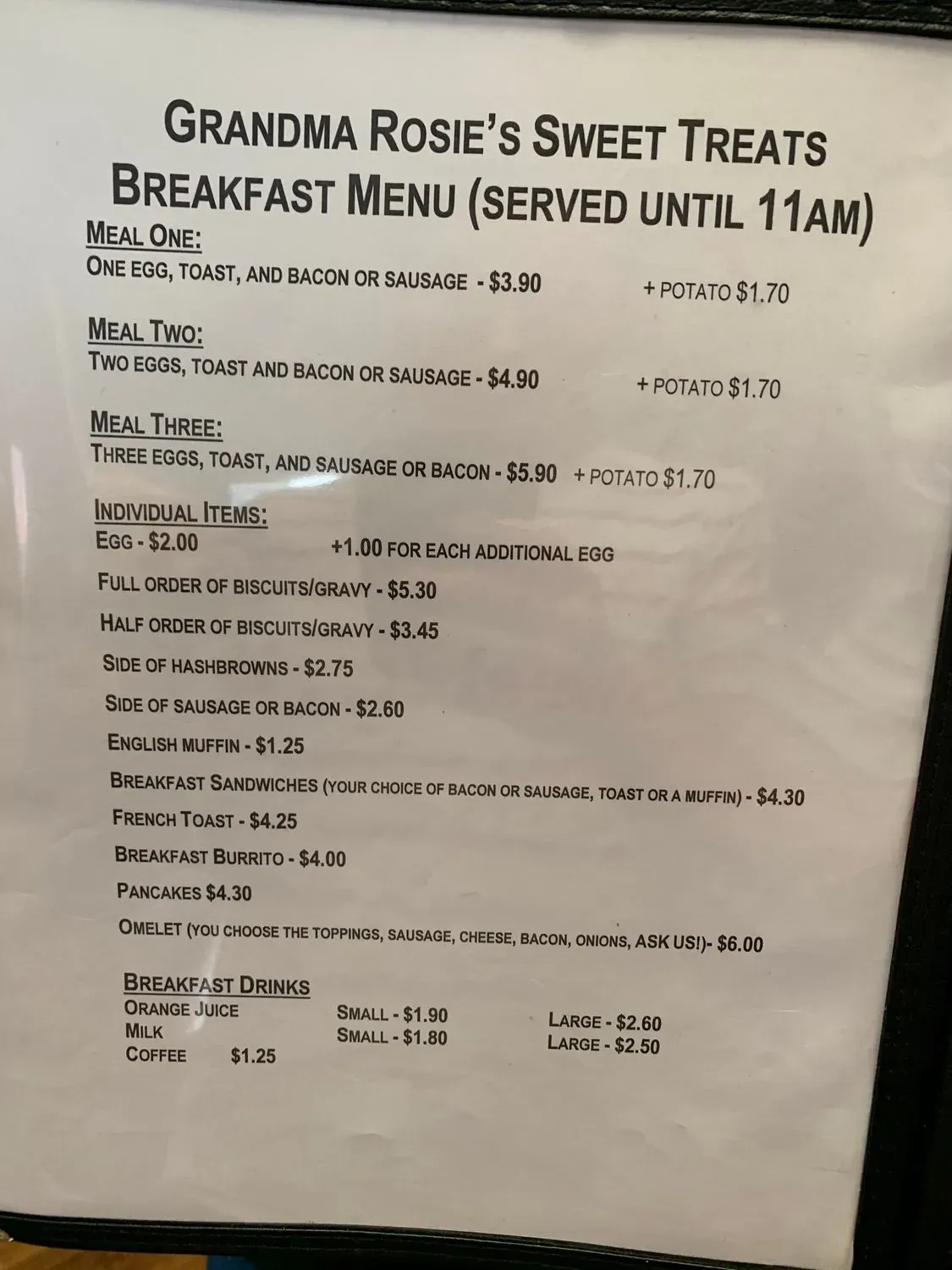 Menu 5