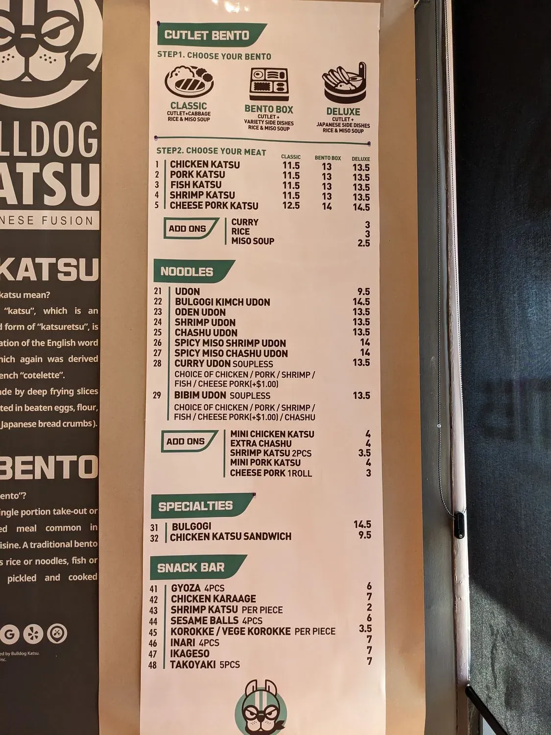 Menu 5