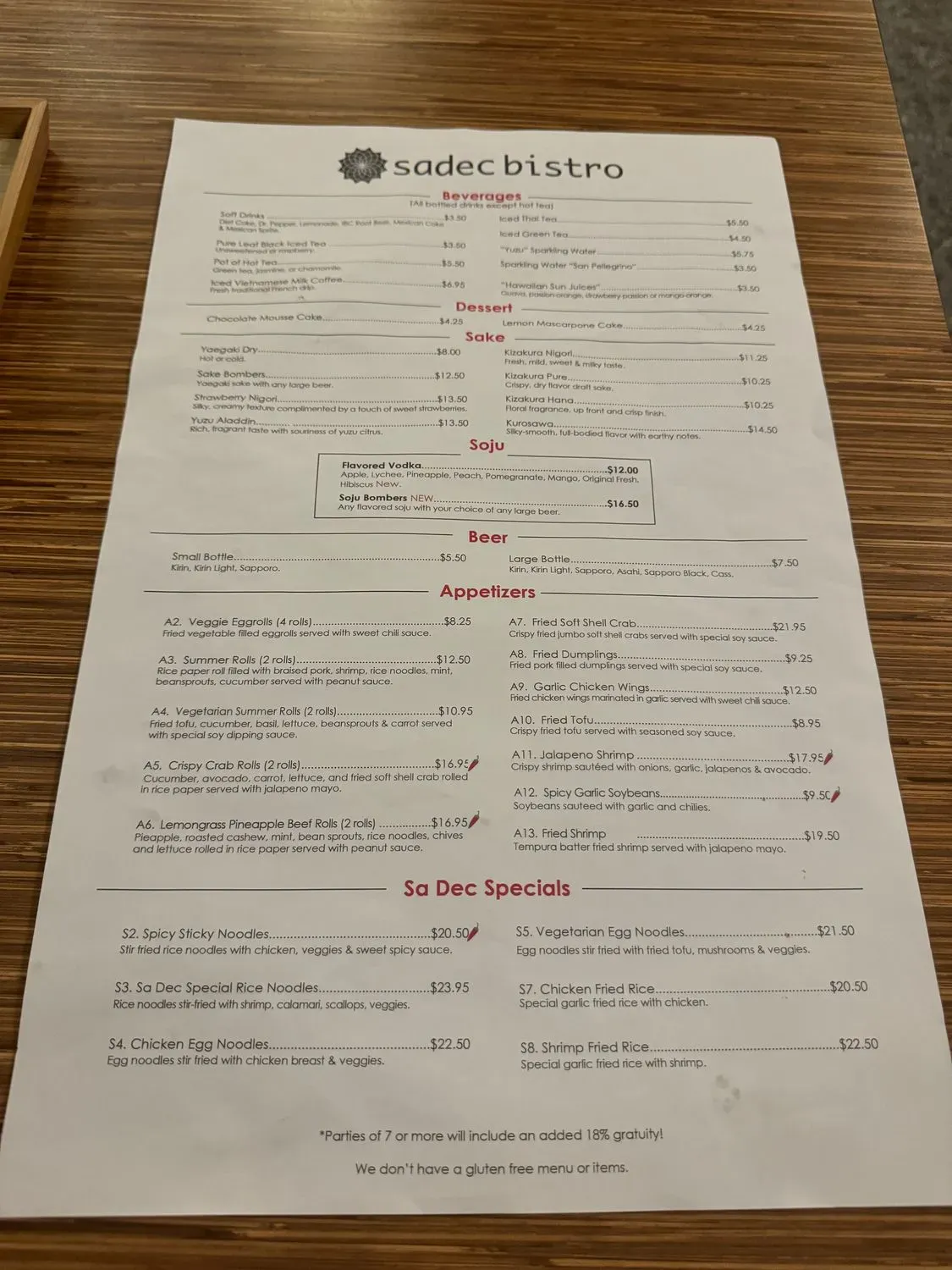 Menu 3