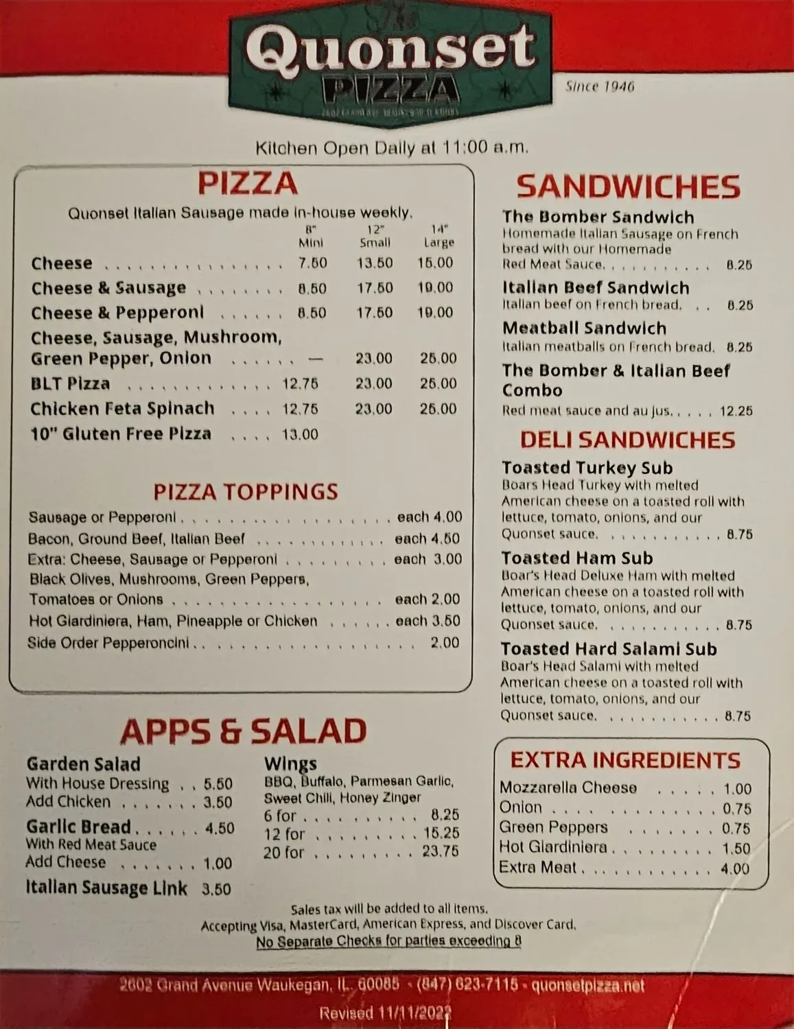 Menu 2