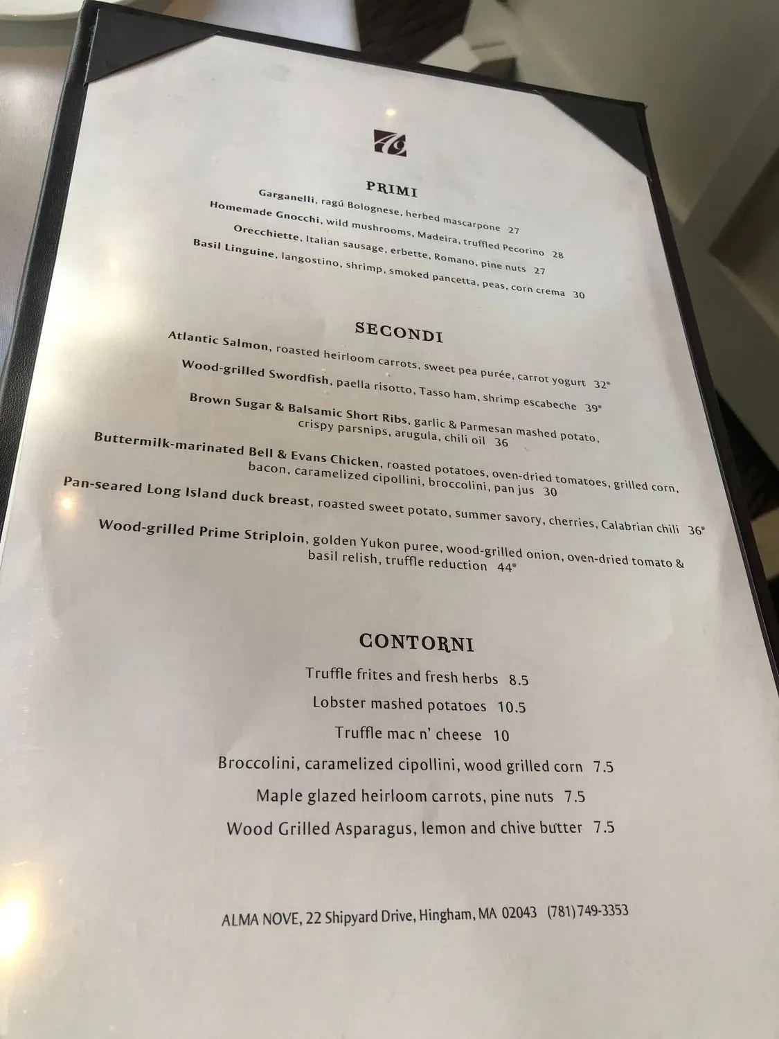 Menu 5