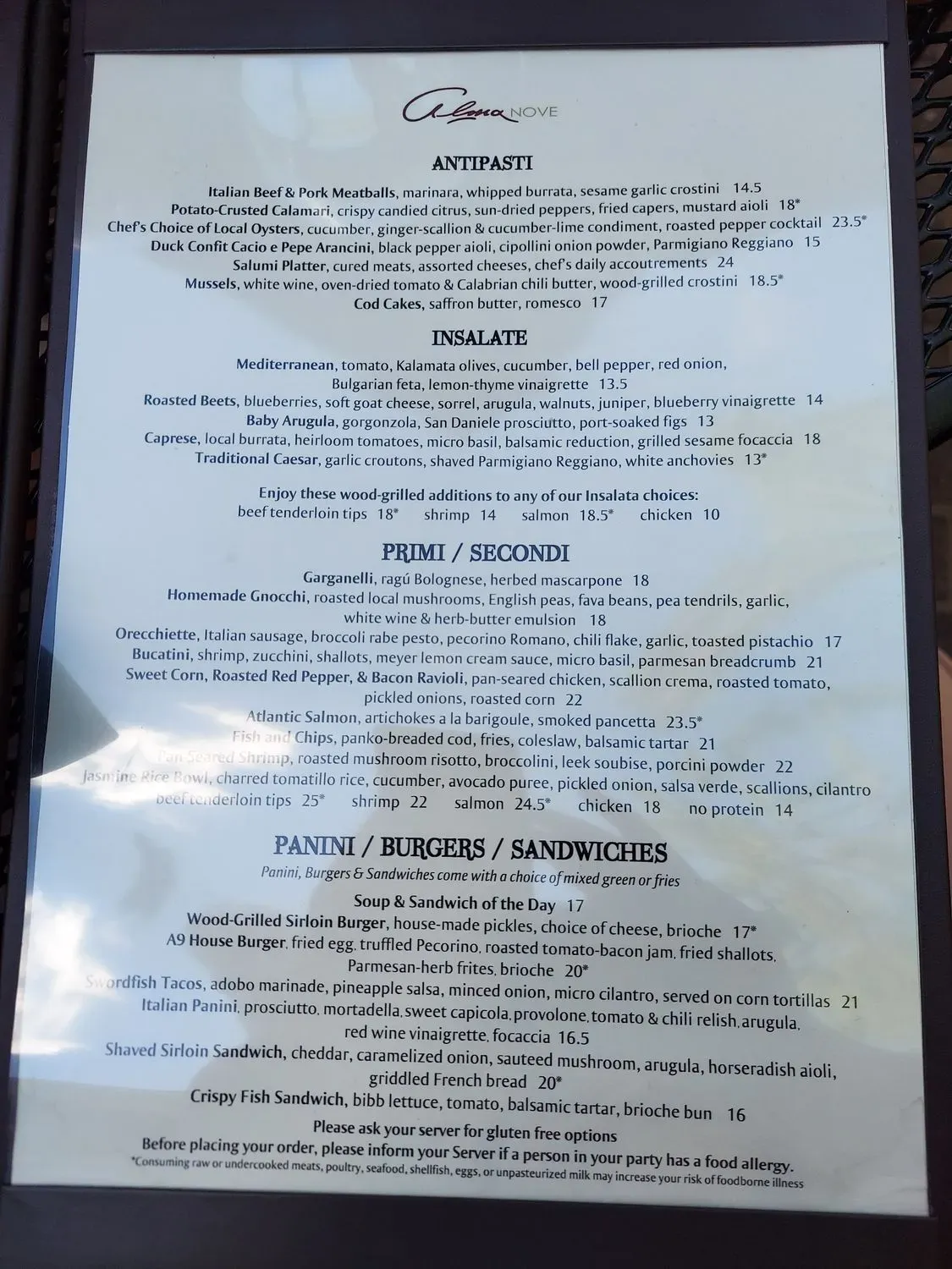 Menu 4