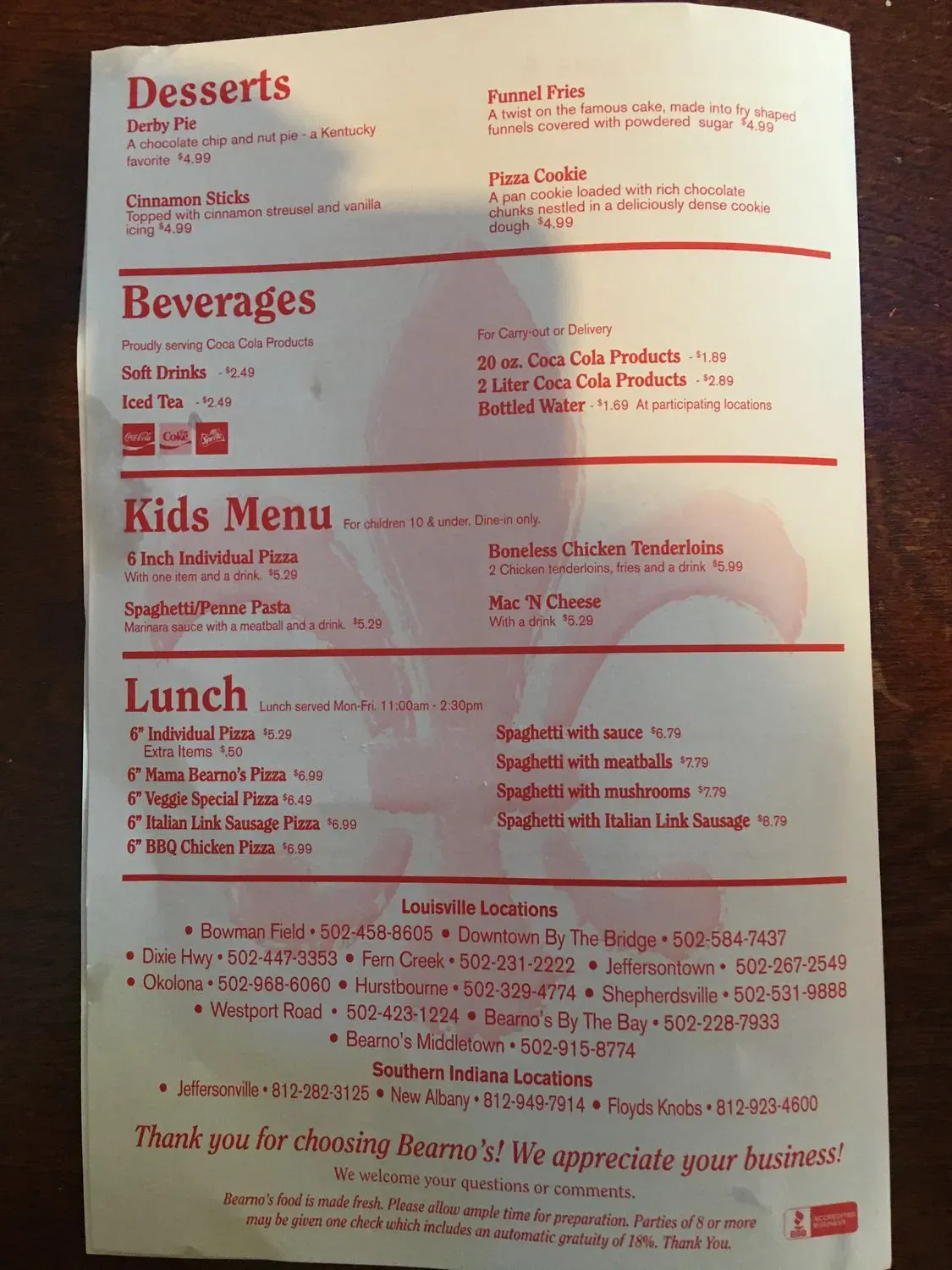 Menu 3