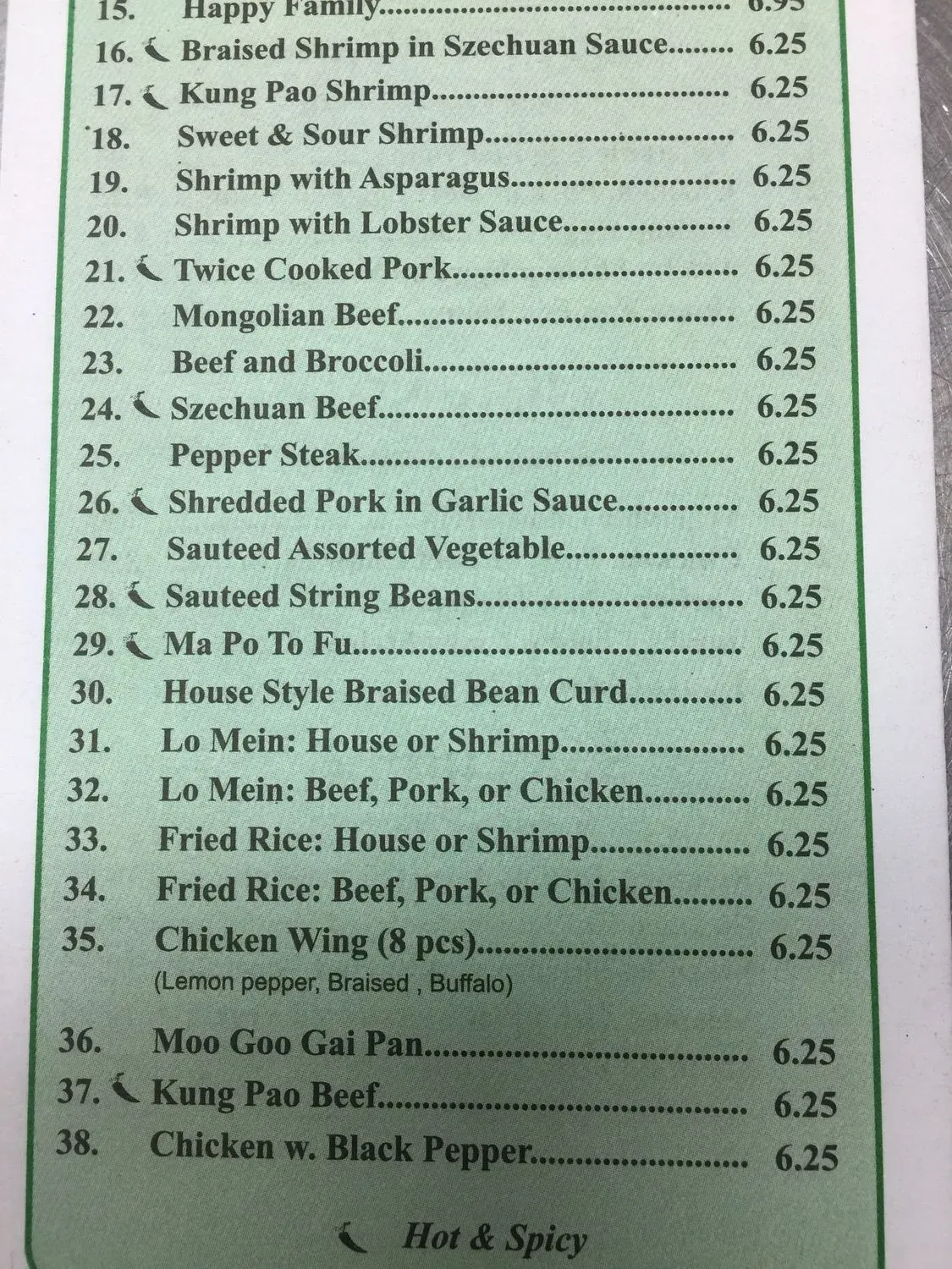 Menu 5