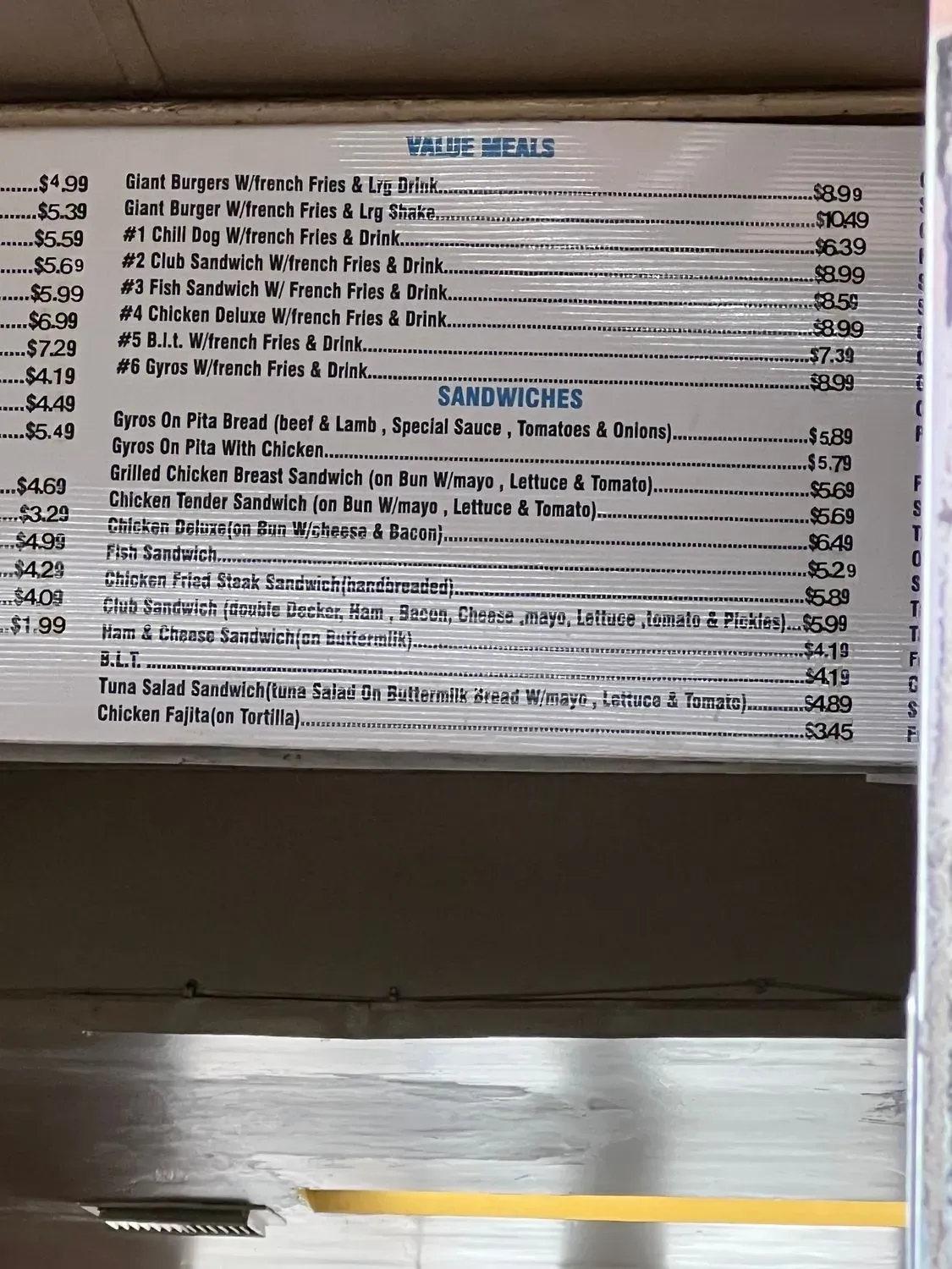 Menu 3