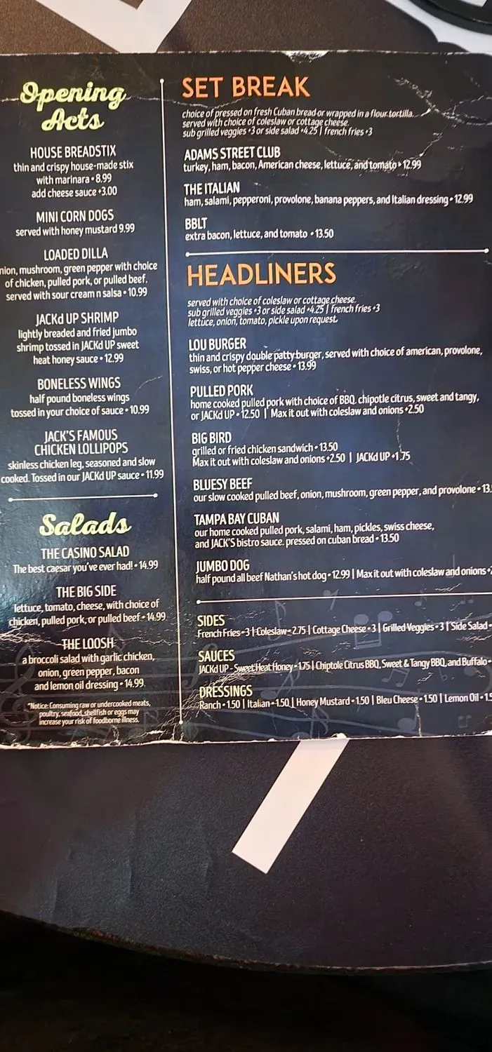 Menu 5