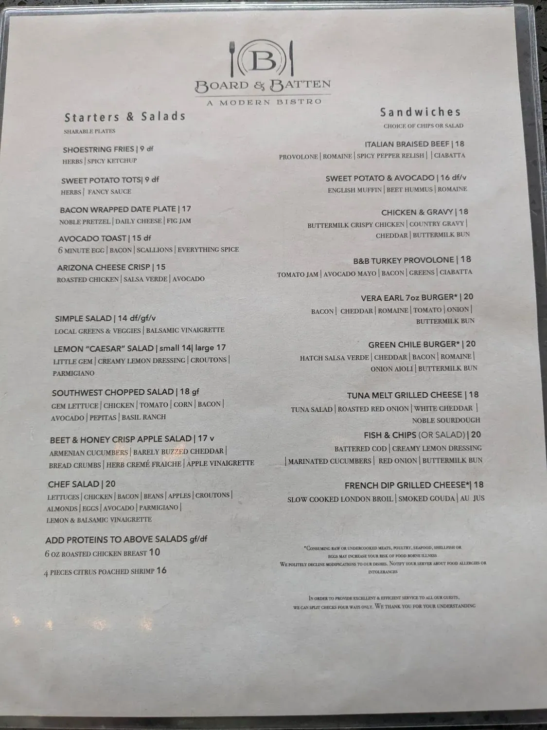 Menu 6