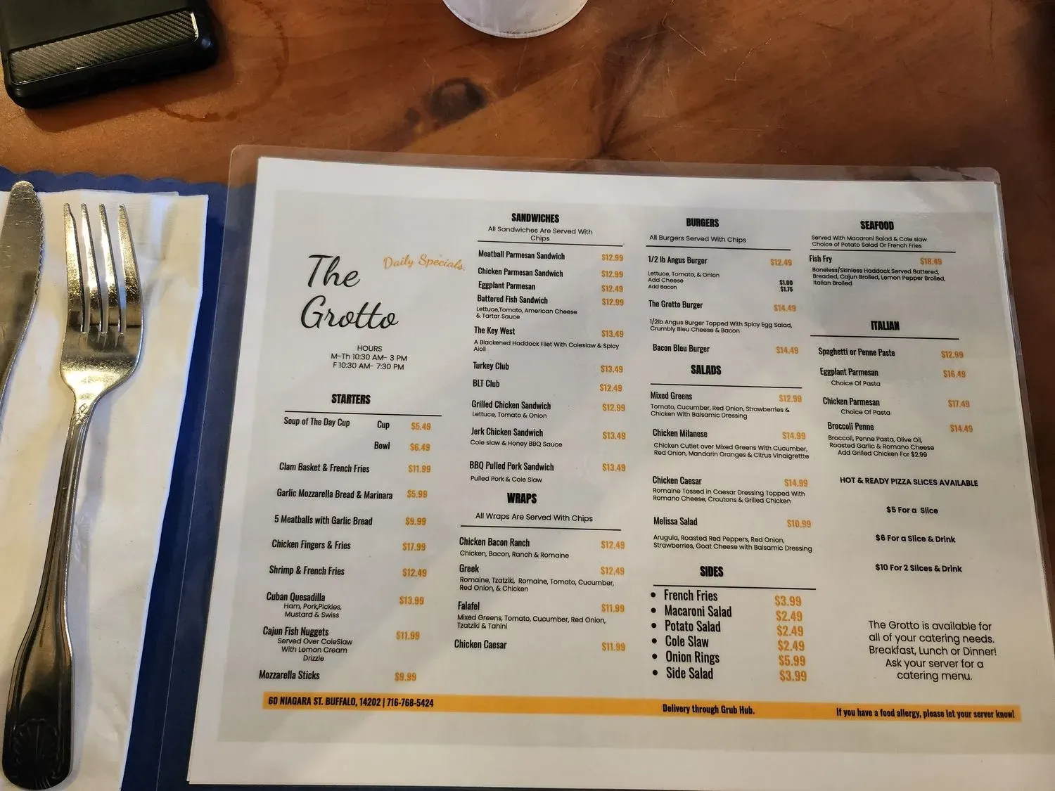 Menu 5