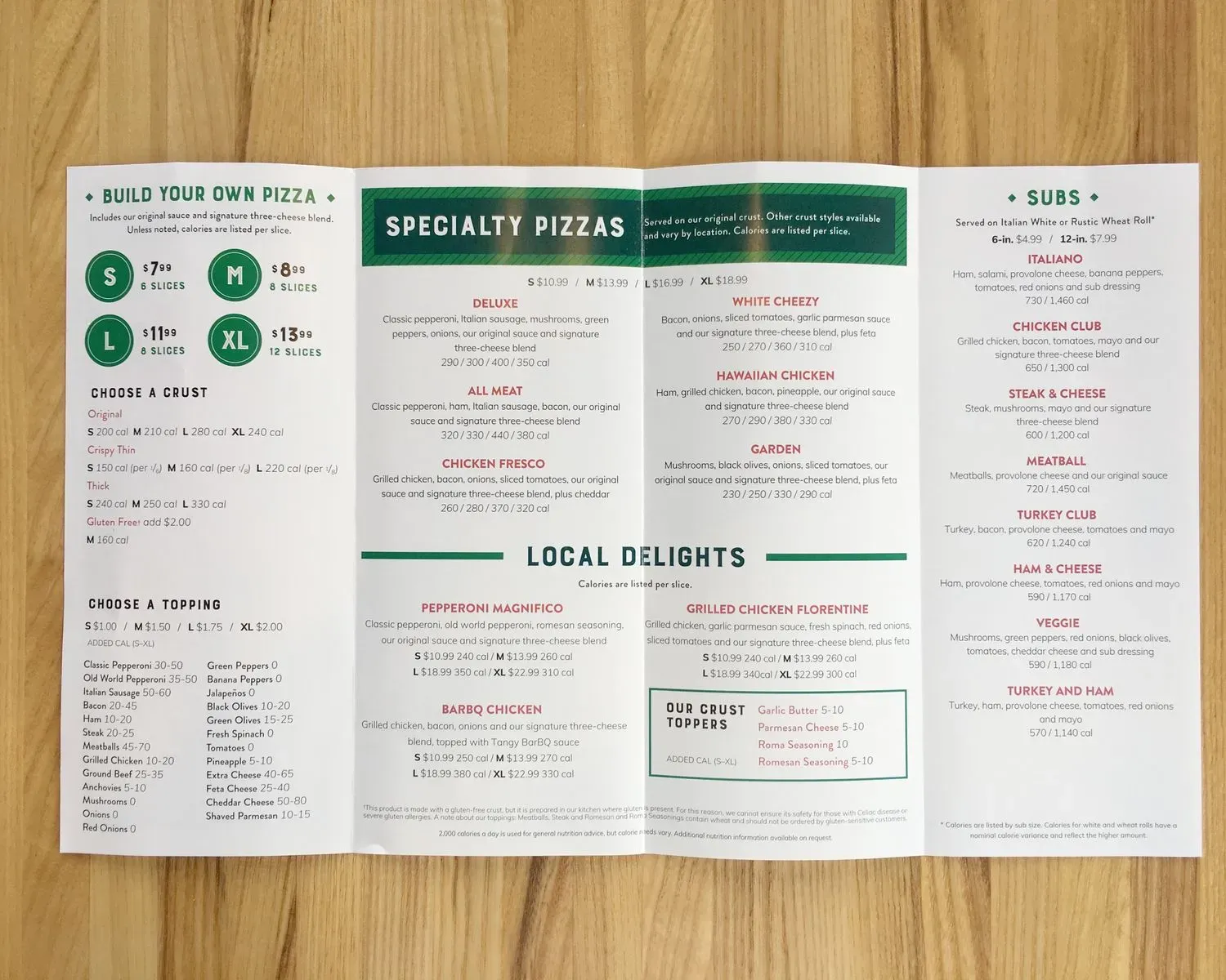 Menu 2