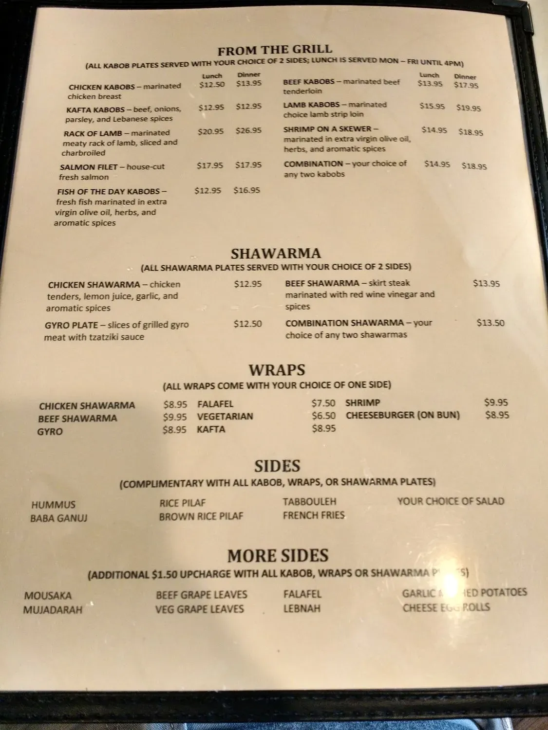 Menu 4