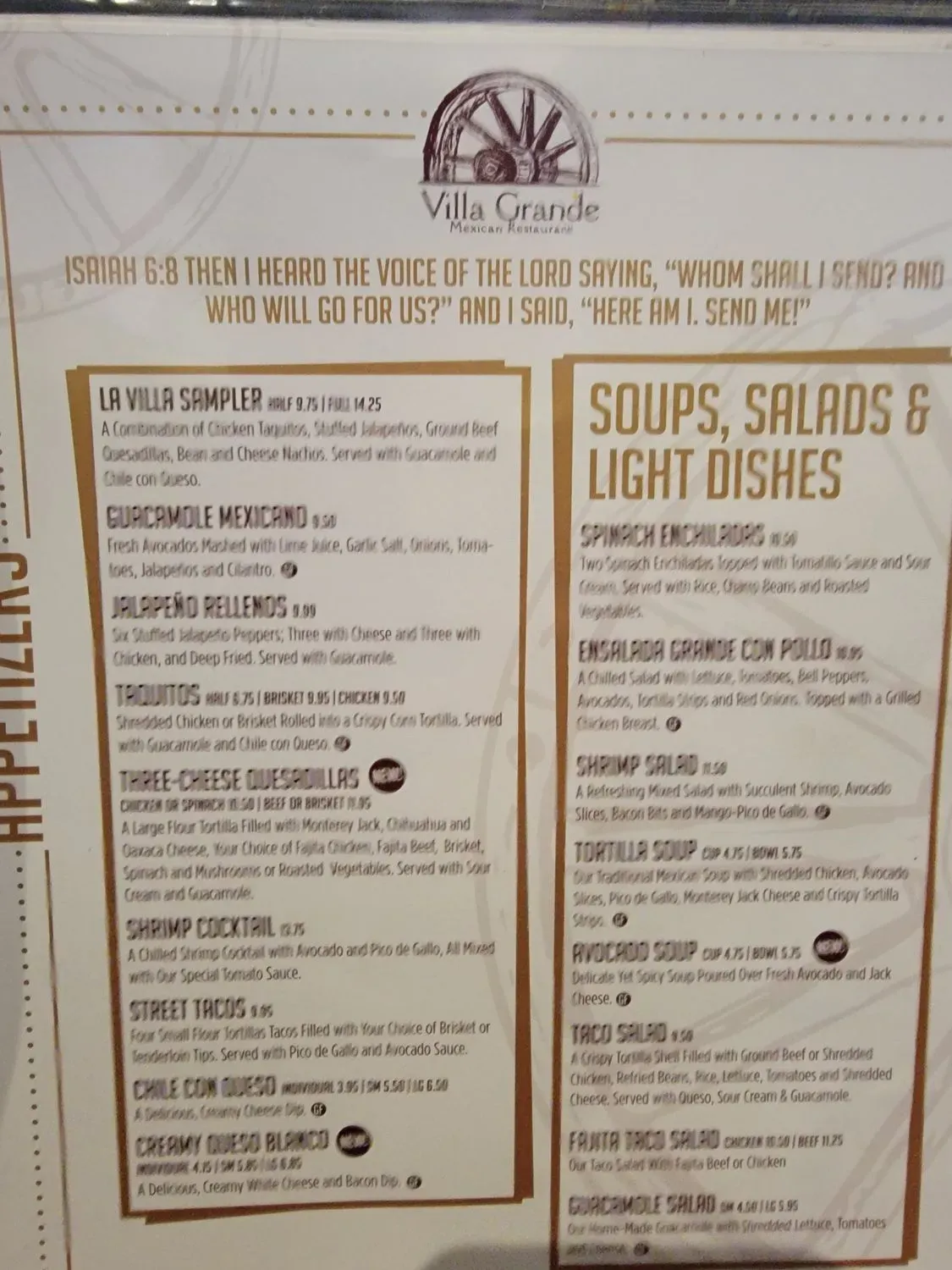 Menu 4