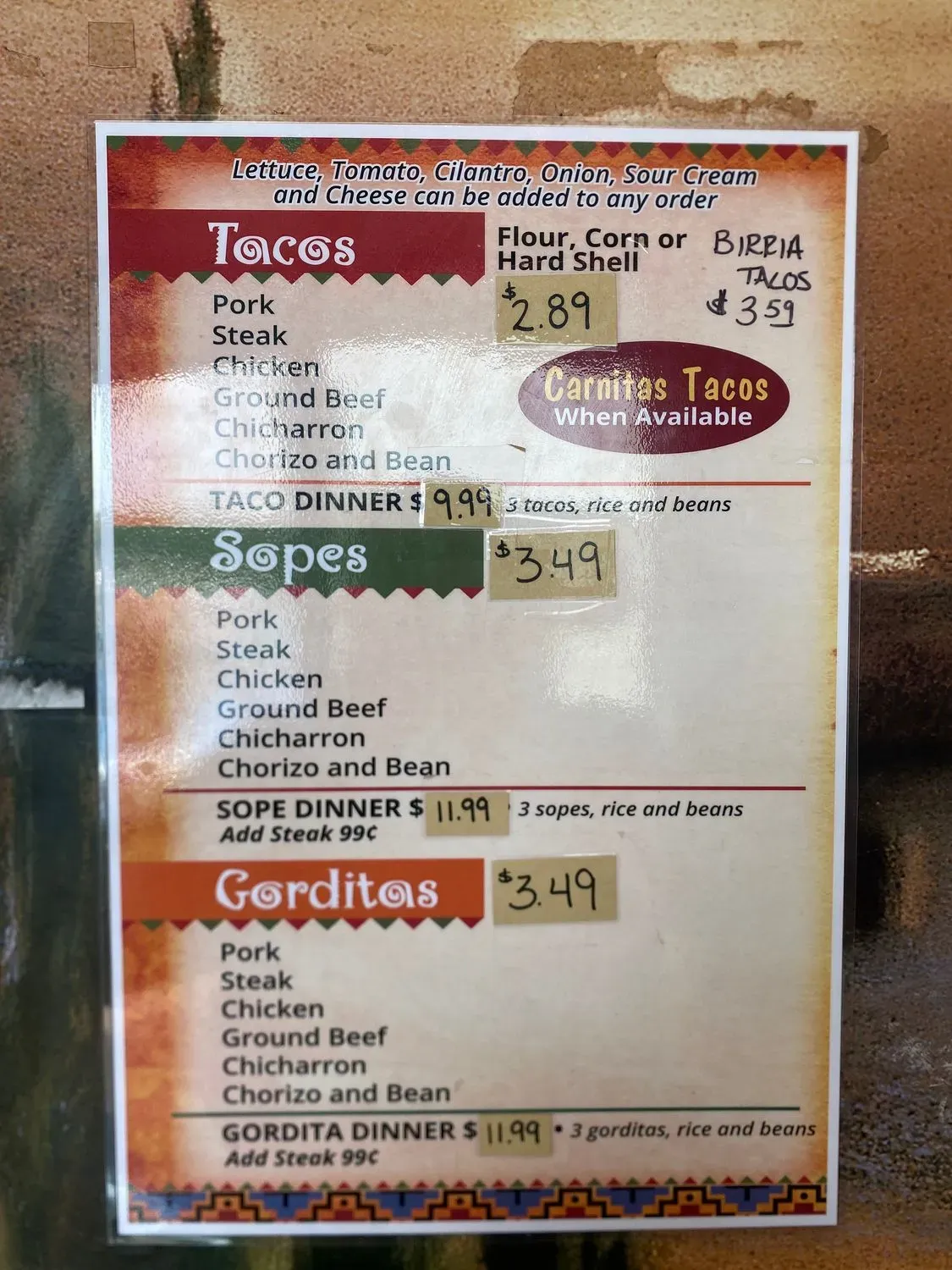 Menu 3