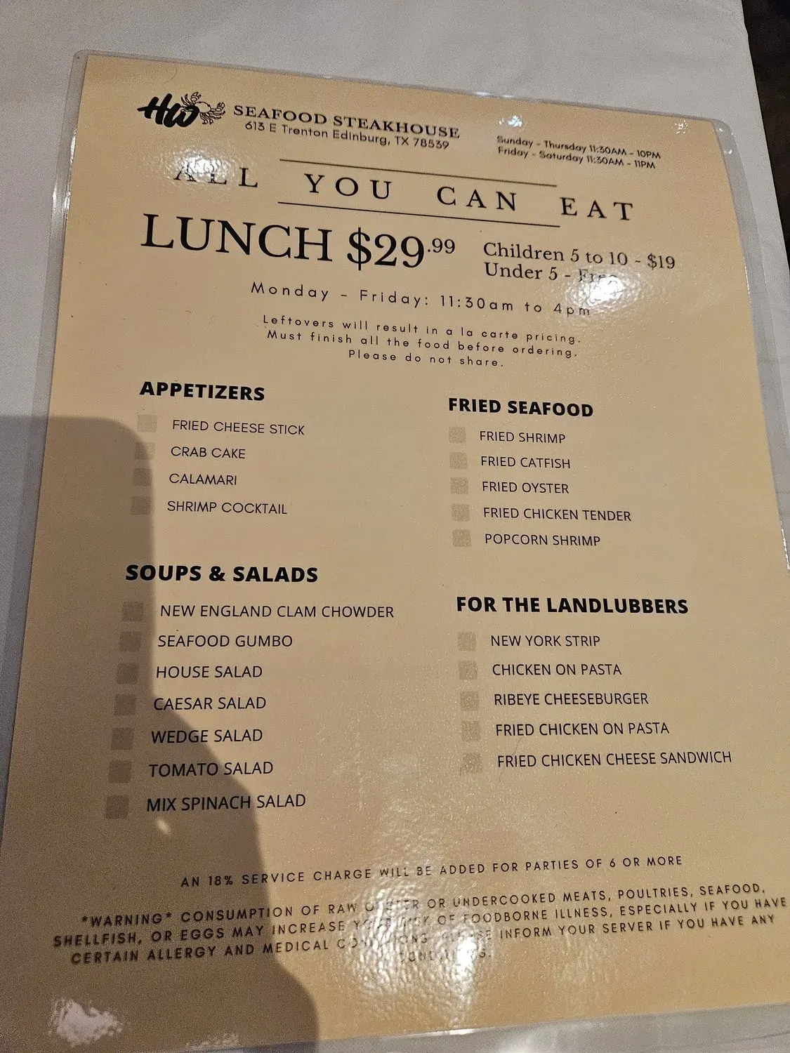 Menu 4