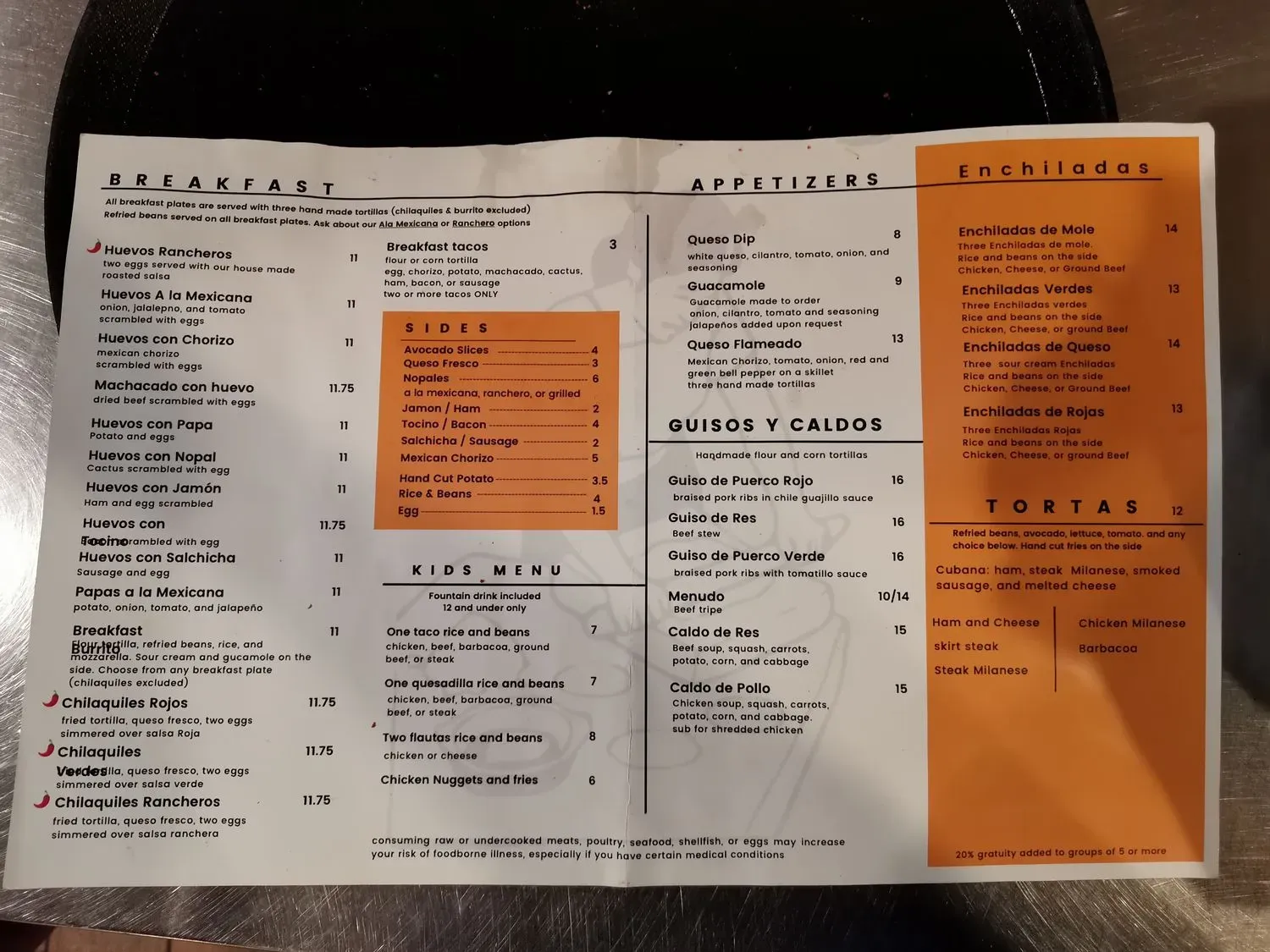 Menu 2