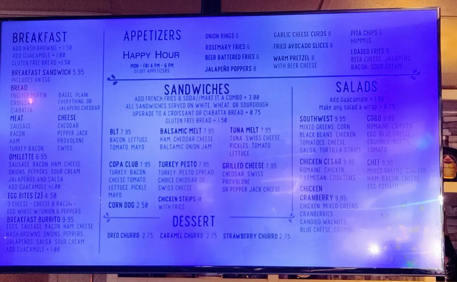 Menu 4