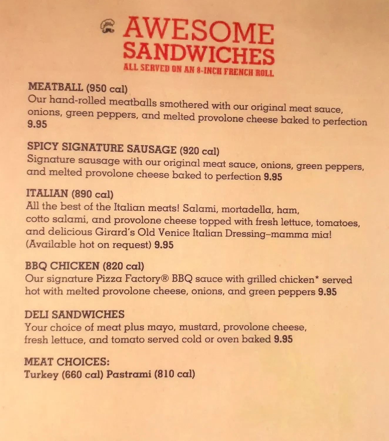 Menu 2