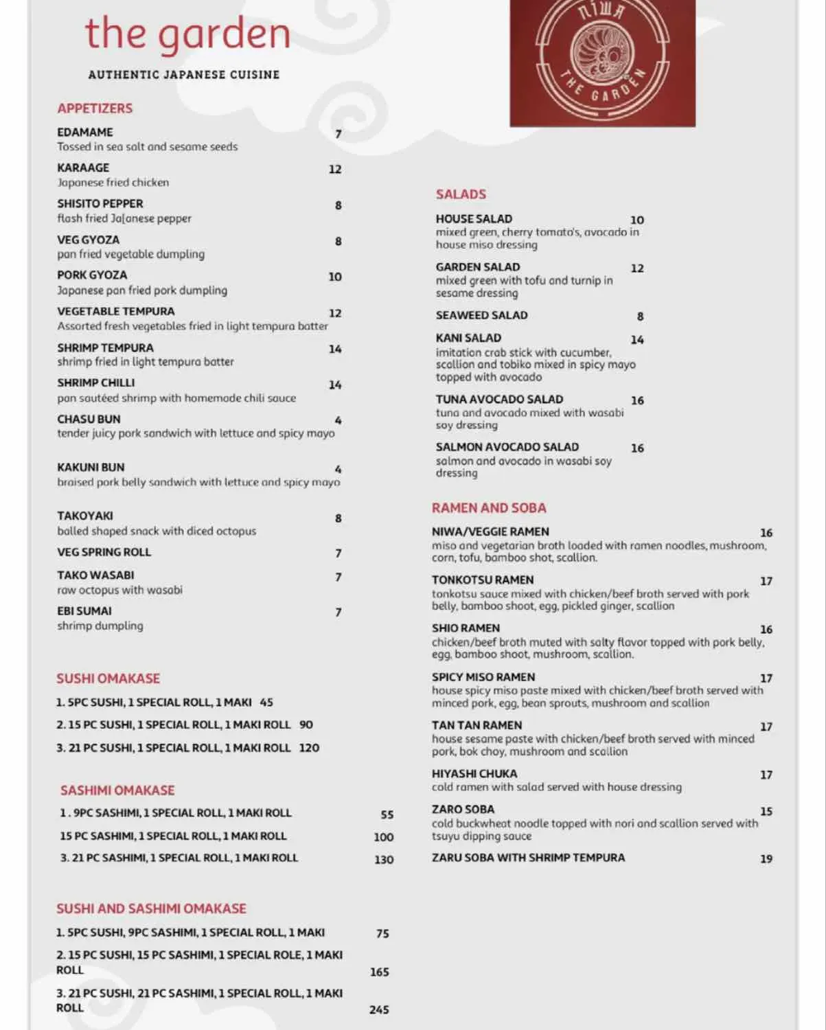 Menu 2