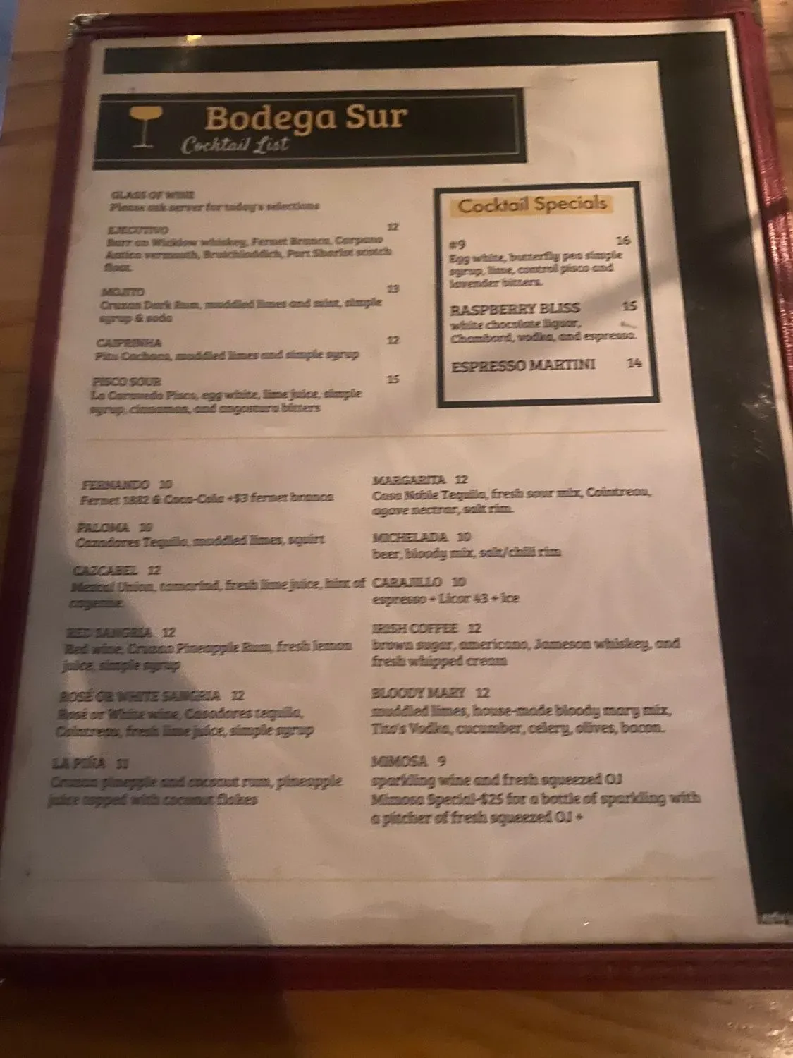 Menu 4