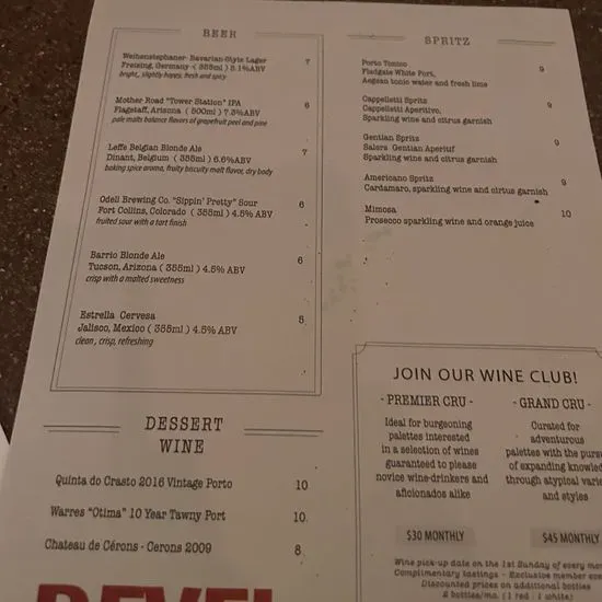 Menu 2