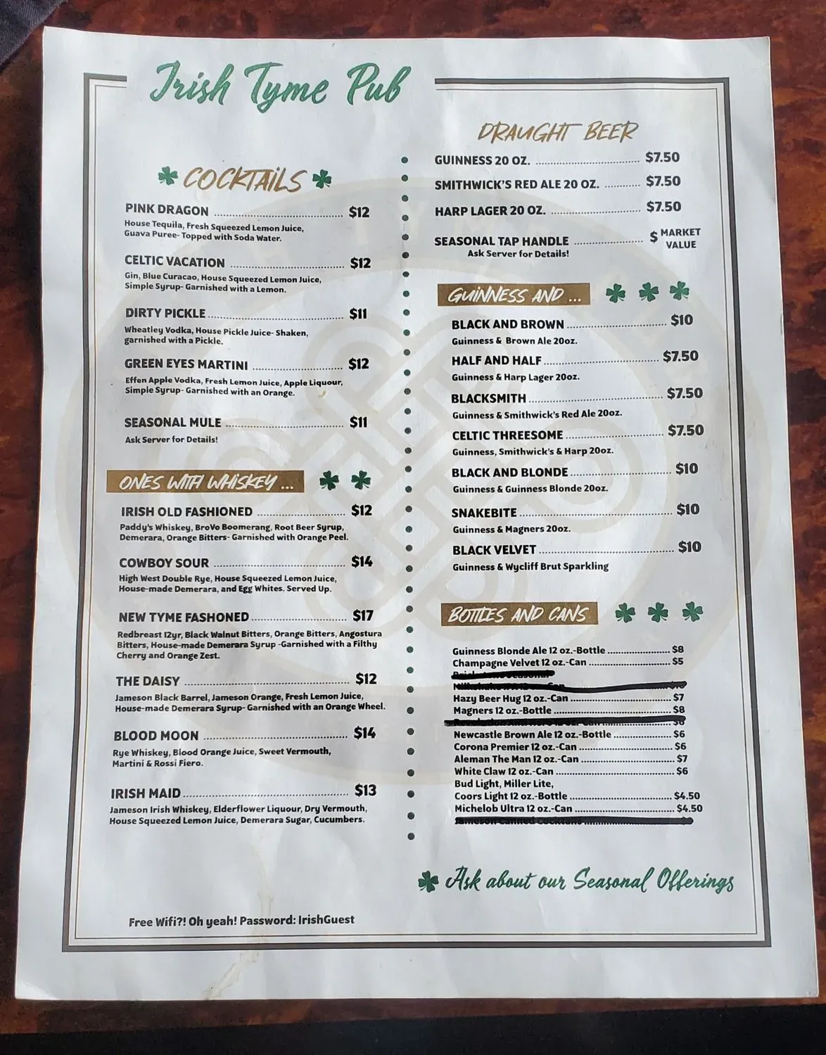 Menu 6