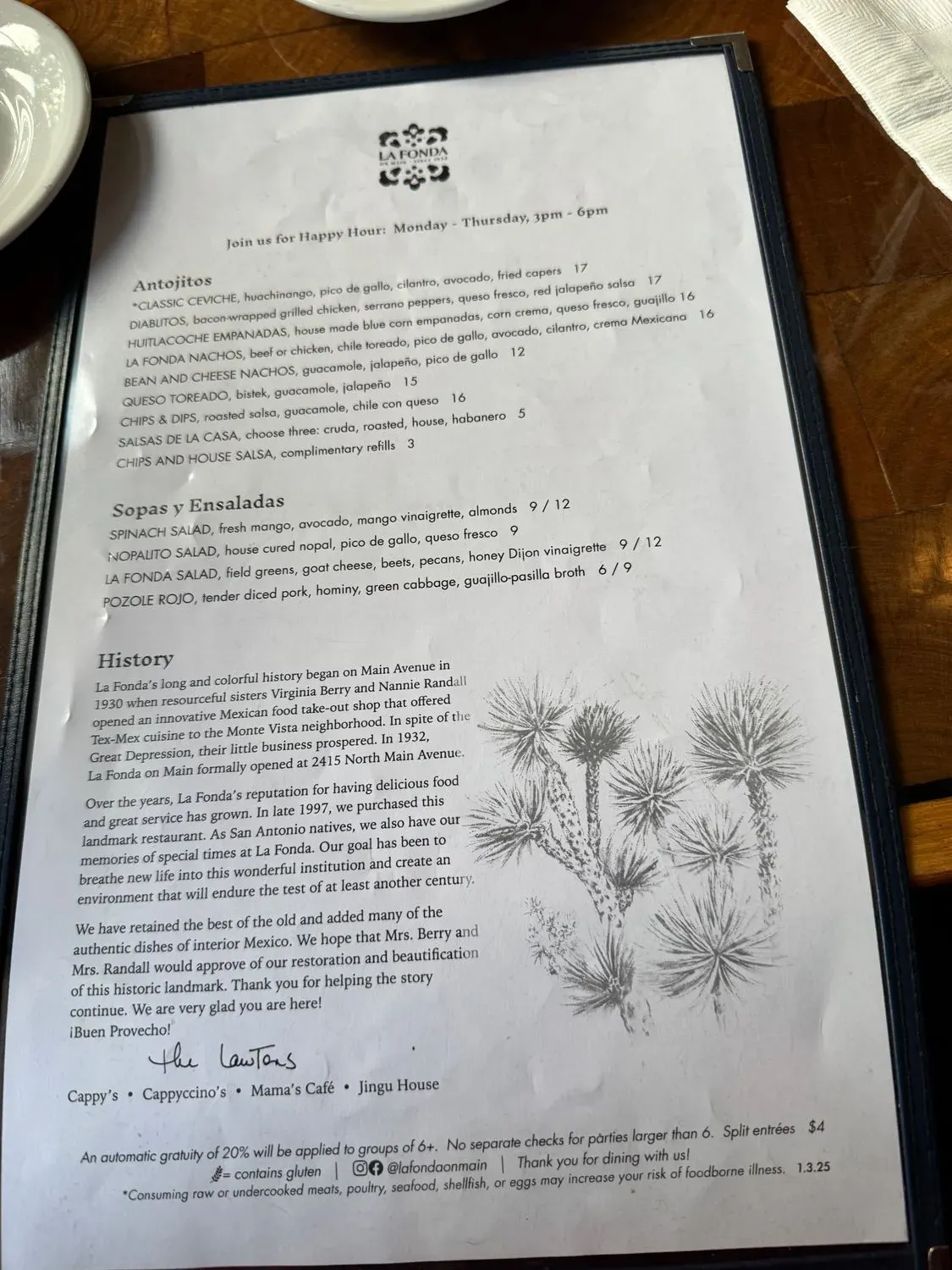 Menu 4