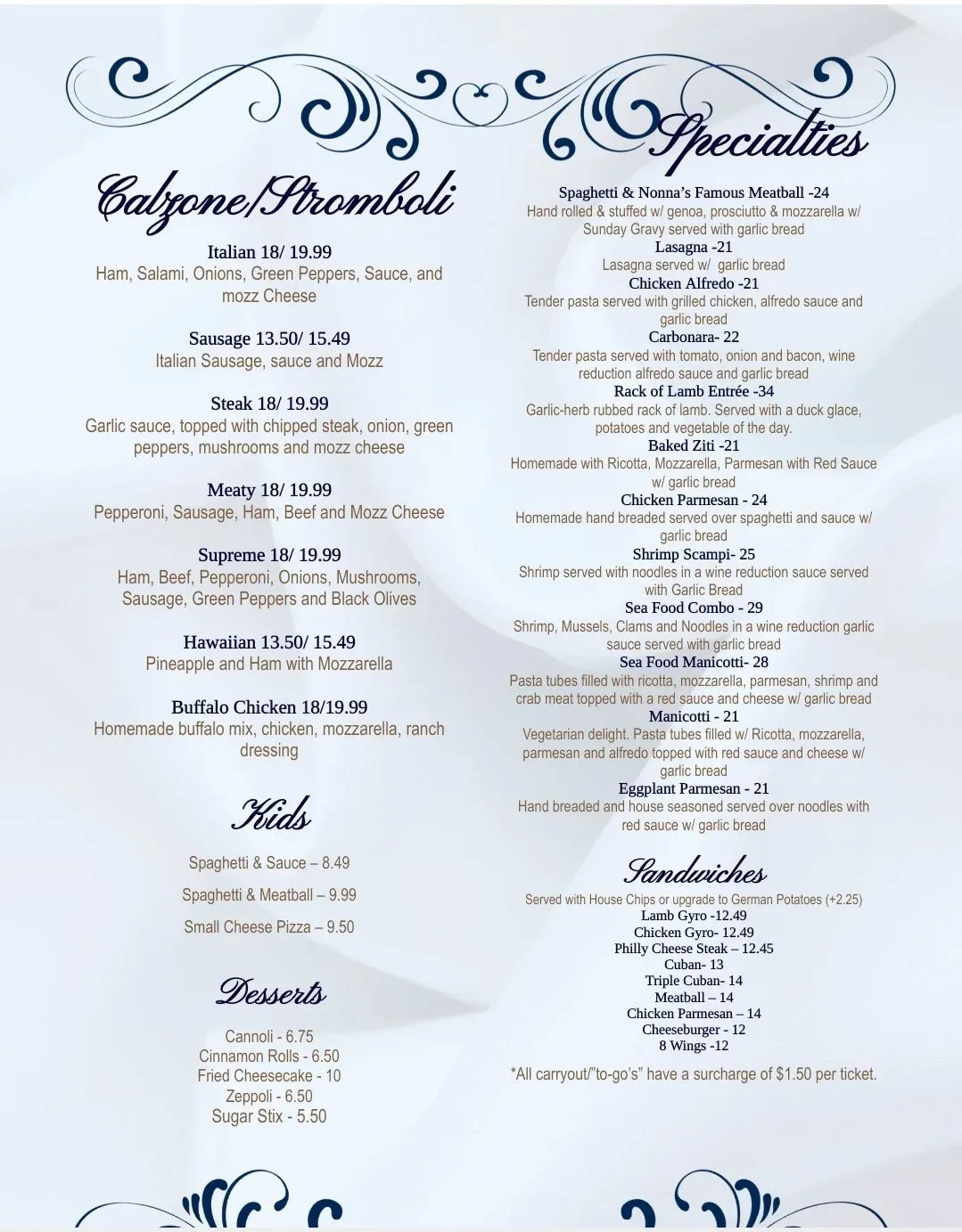 Menu 2