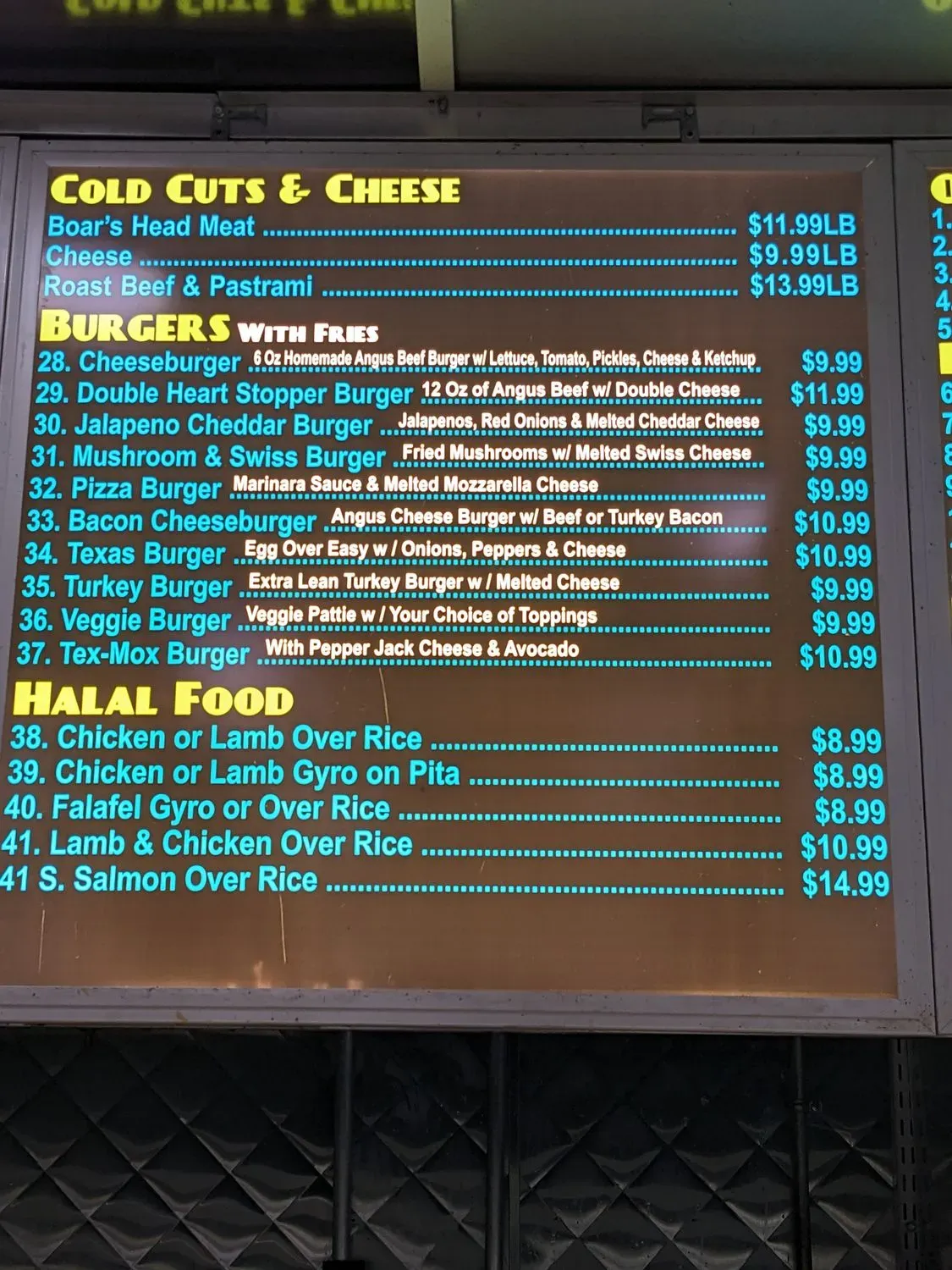 Menu 5