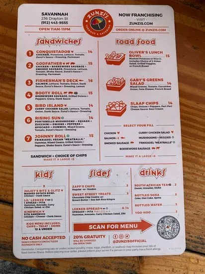 Menu 5